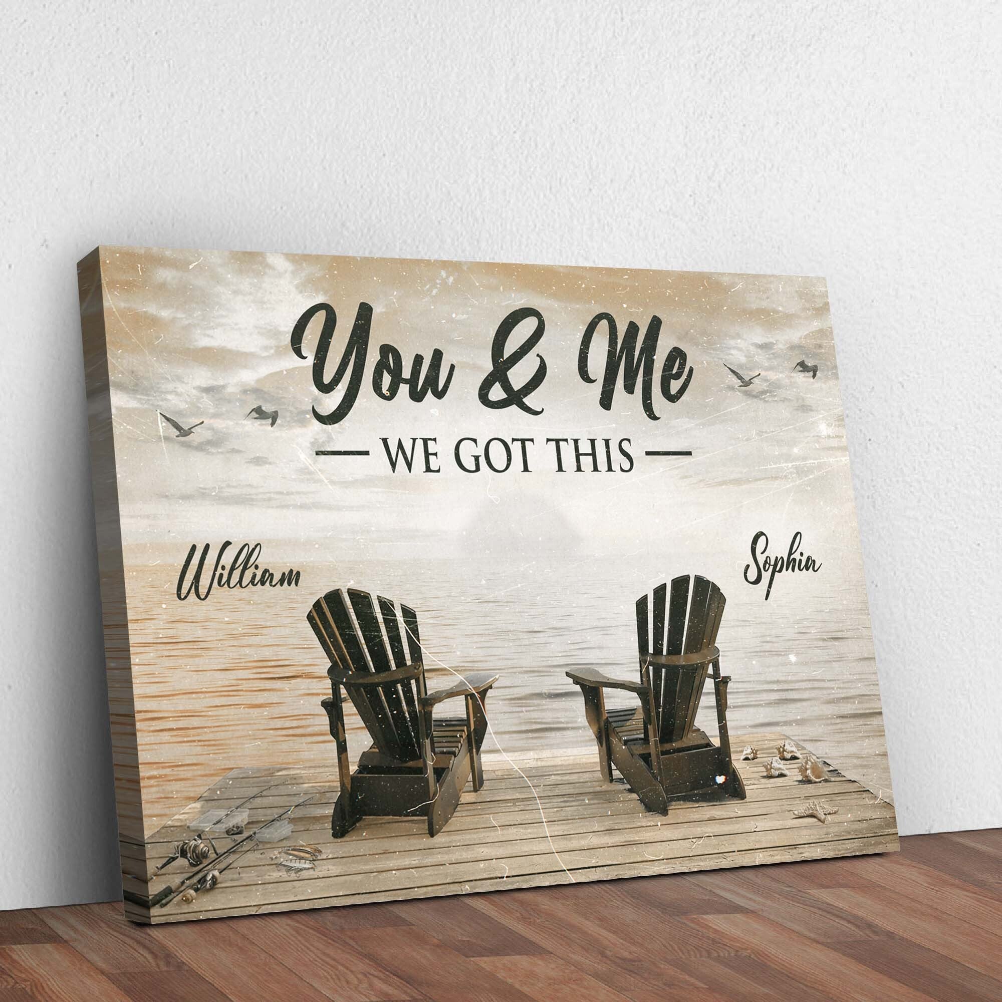Fishing Themed We Got This Couple Sign on sale at MyriadMart