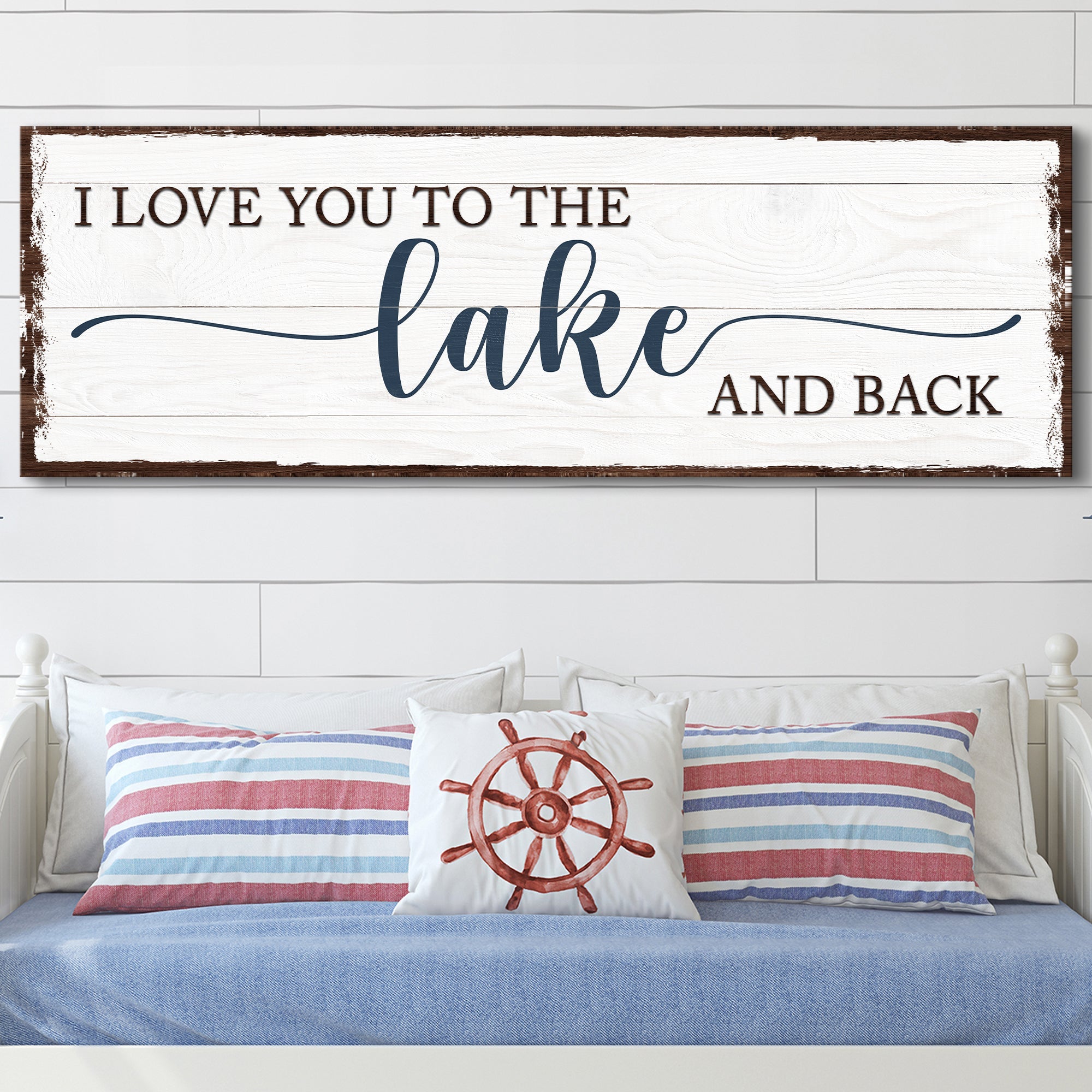 Love You To The Lake And Back Sign III on sale at MyriadMart