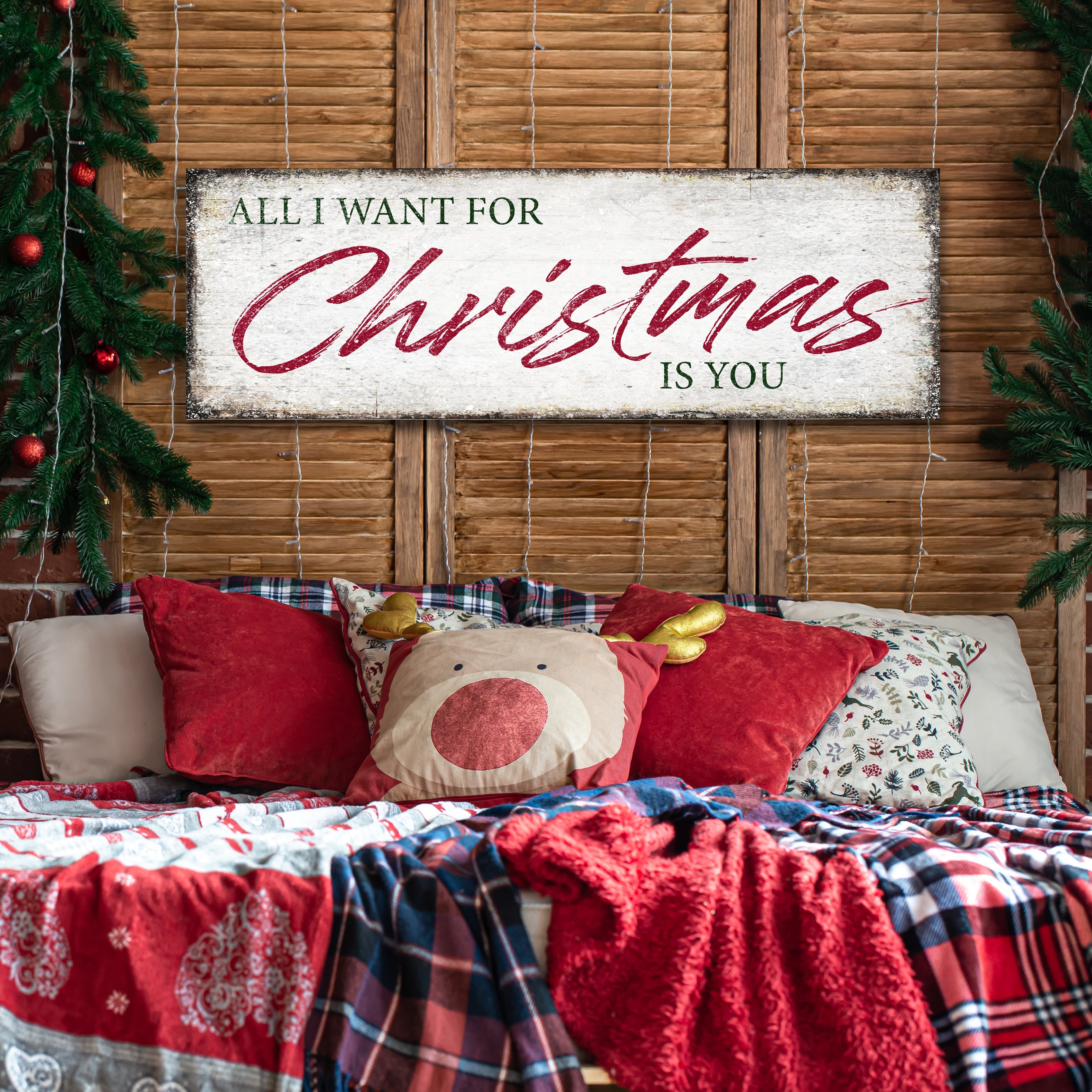 All I Want For Christmas Is You Sign III on sale at MyriadMart