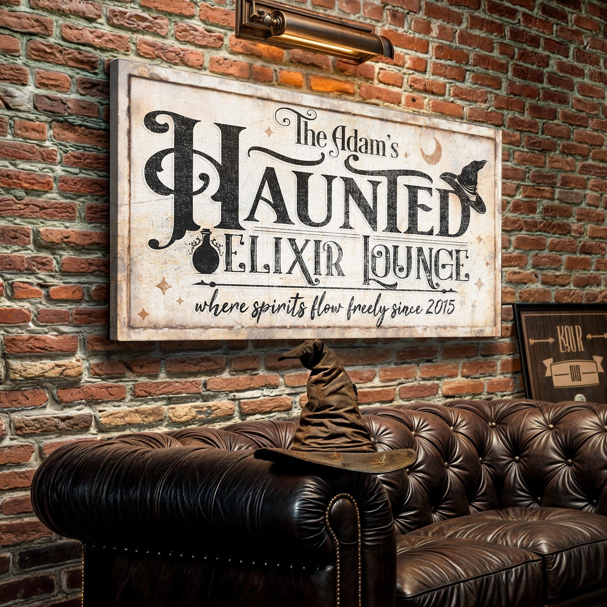 The Haunted Elixir Lounge Halloween Sign II on sale at MyriadMart