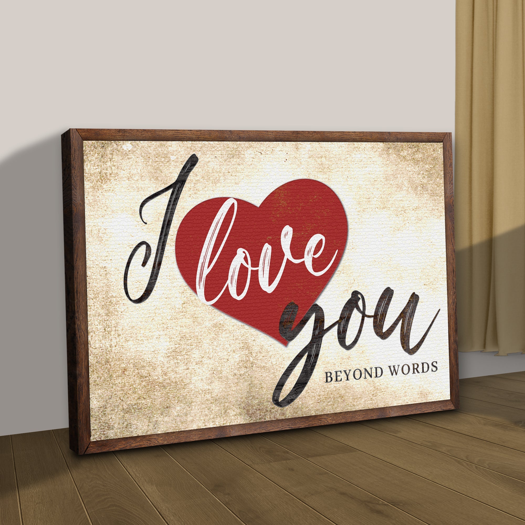 Valentine Beyond Words Sign on sale at MyriadMart
