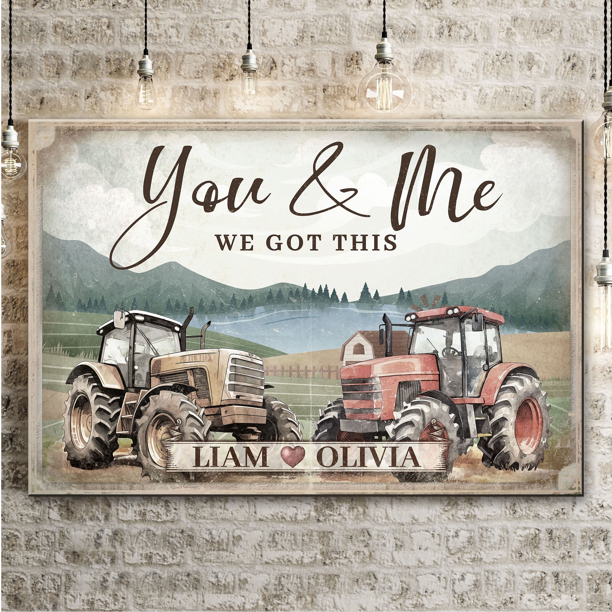Tractor Themed We Got This Couple Sign on sale at MyriadMart