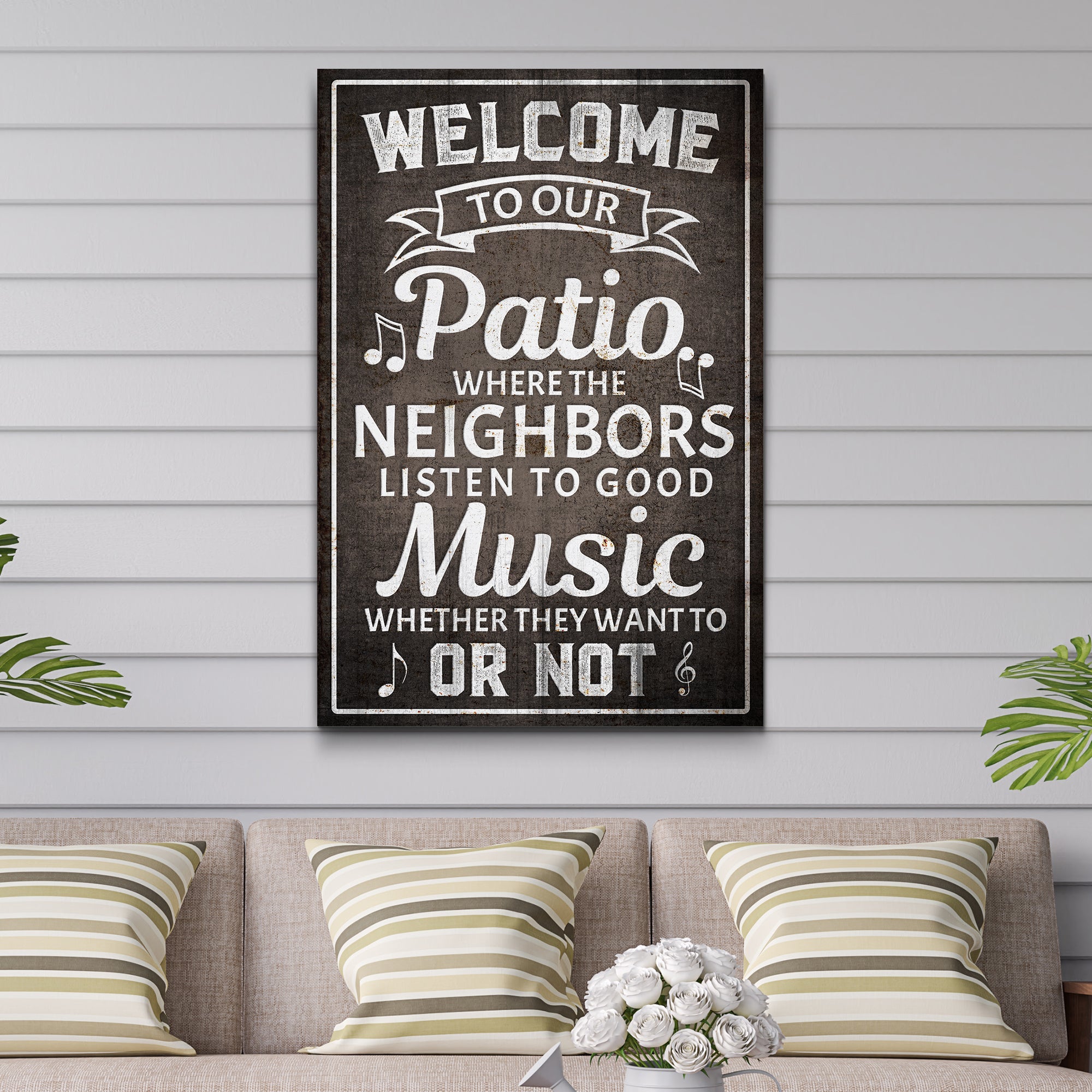 Welcome To Our Patio Sign II on sale at MyriadMart