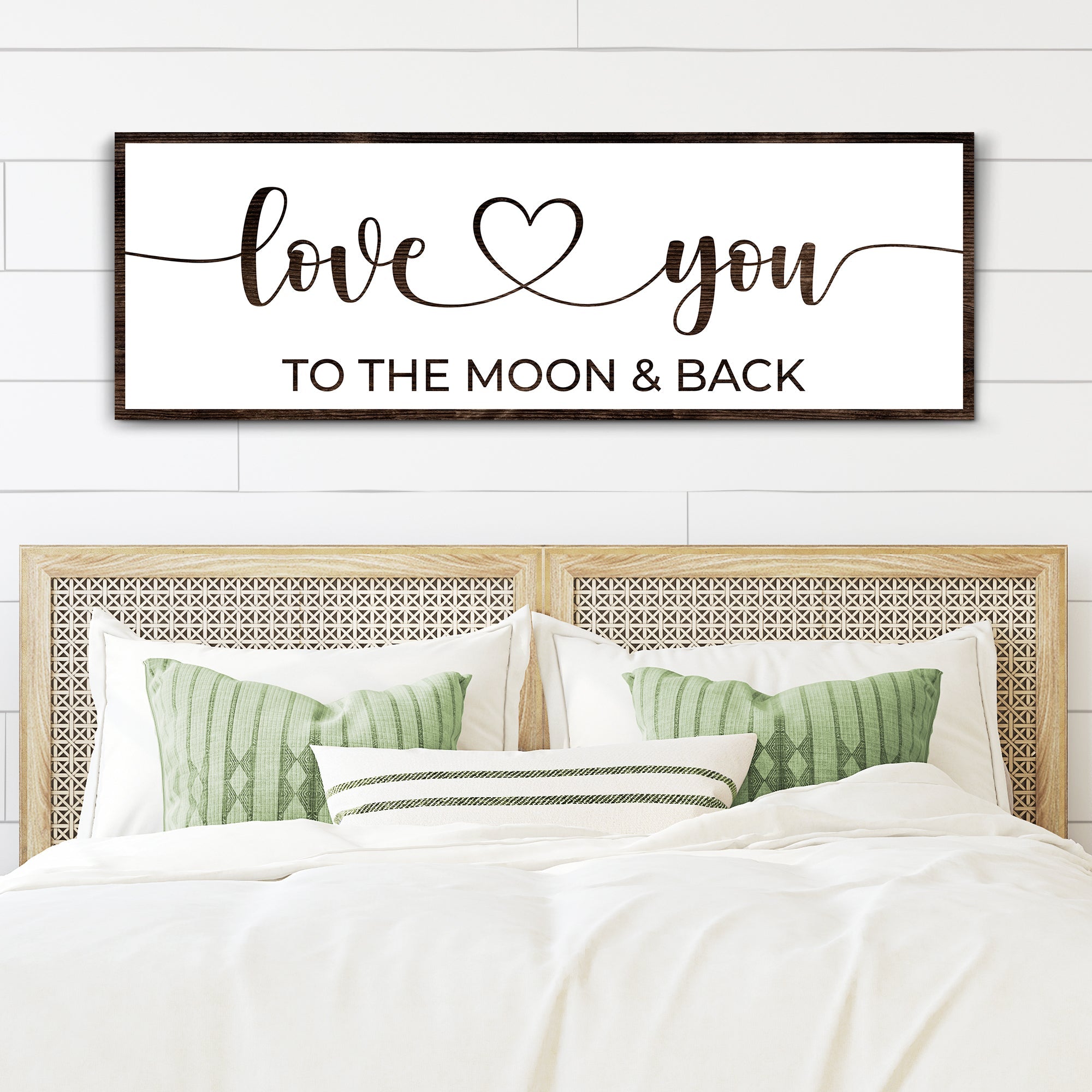 Love You To The Moon And Back Sign II on sale at MyriadMart