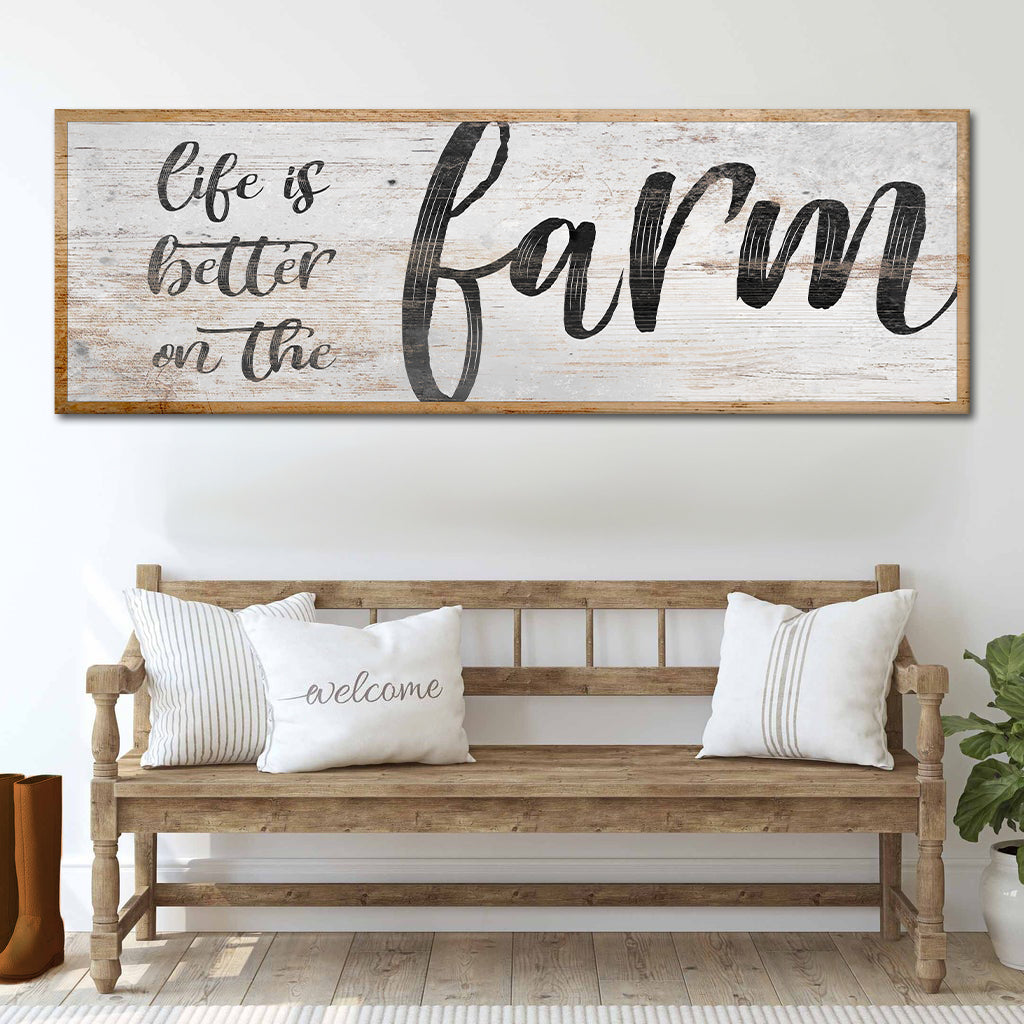 Life Is Better On The Farm Sign VII on sale at MyriadMart