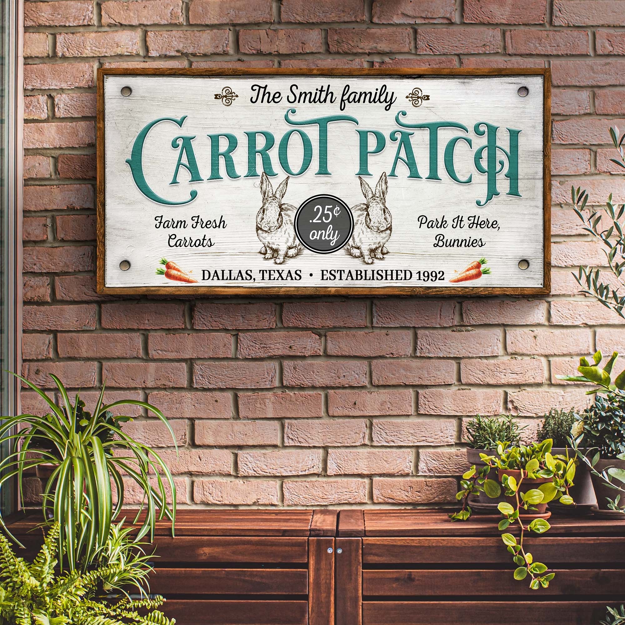 Farm Fresh Carrot Patch Sign II on sale at MyriadMart