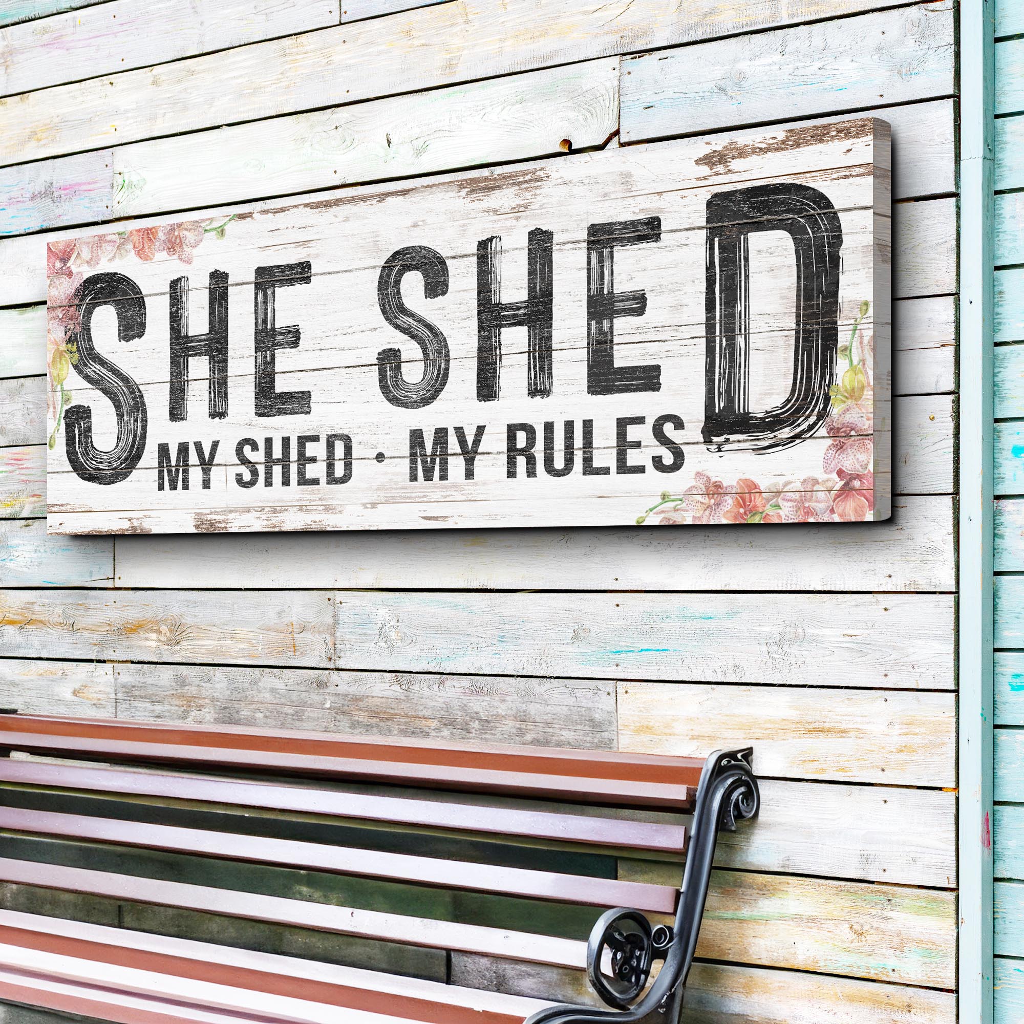 Personalized She Shed Sign XIV on sale at MyriadMart