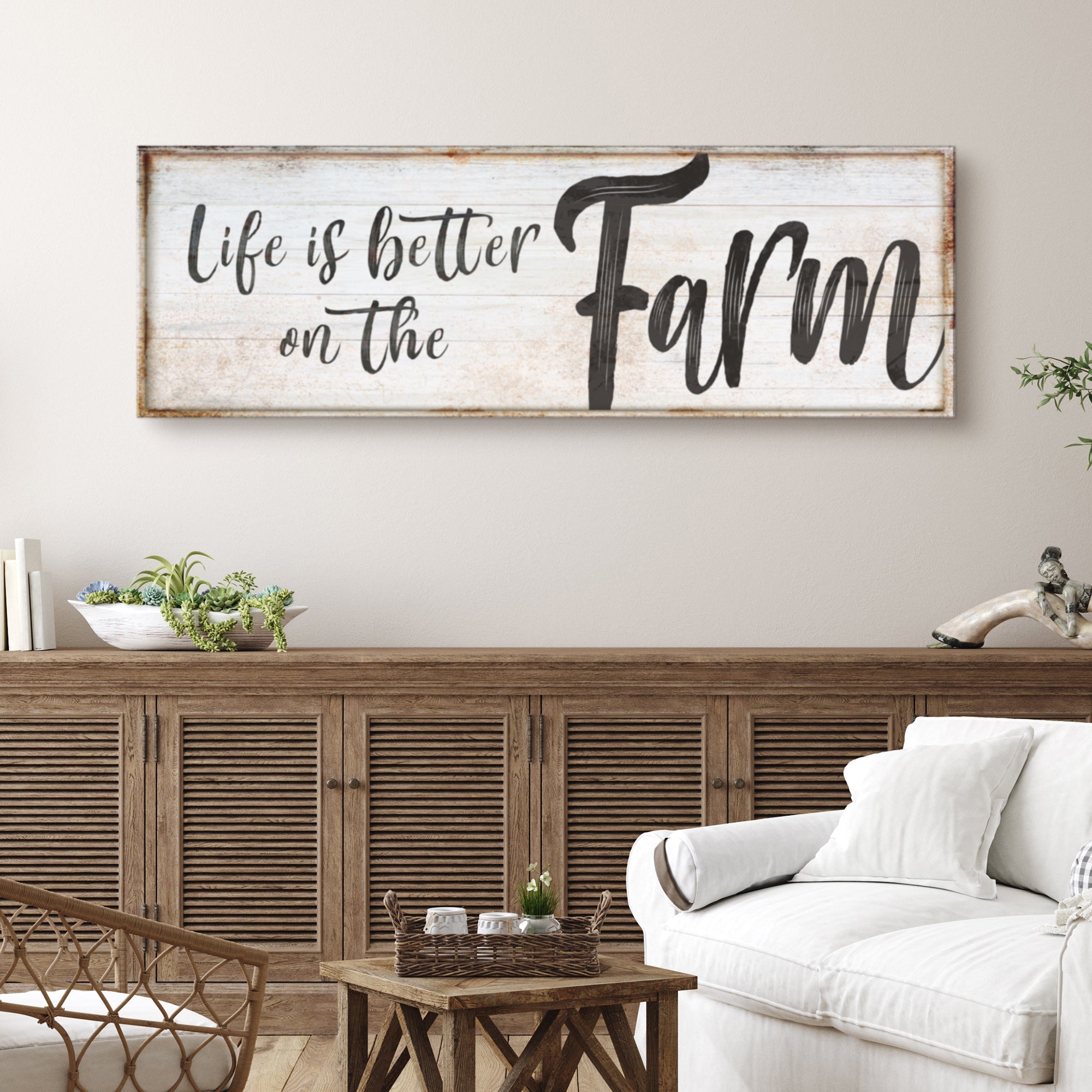 Life Is Better On The Farm Sign VIII on sale at MyriadMart