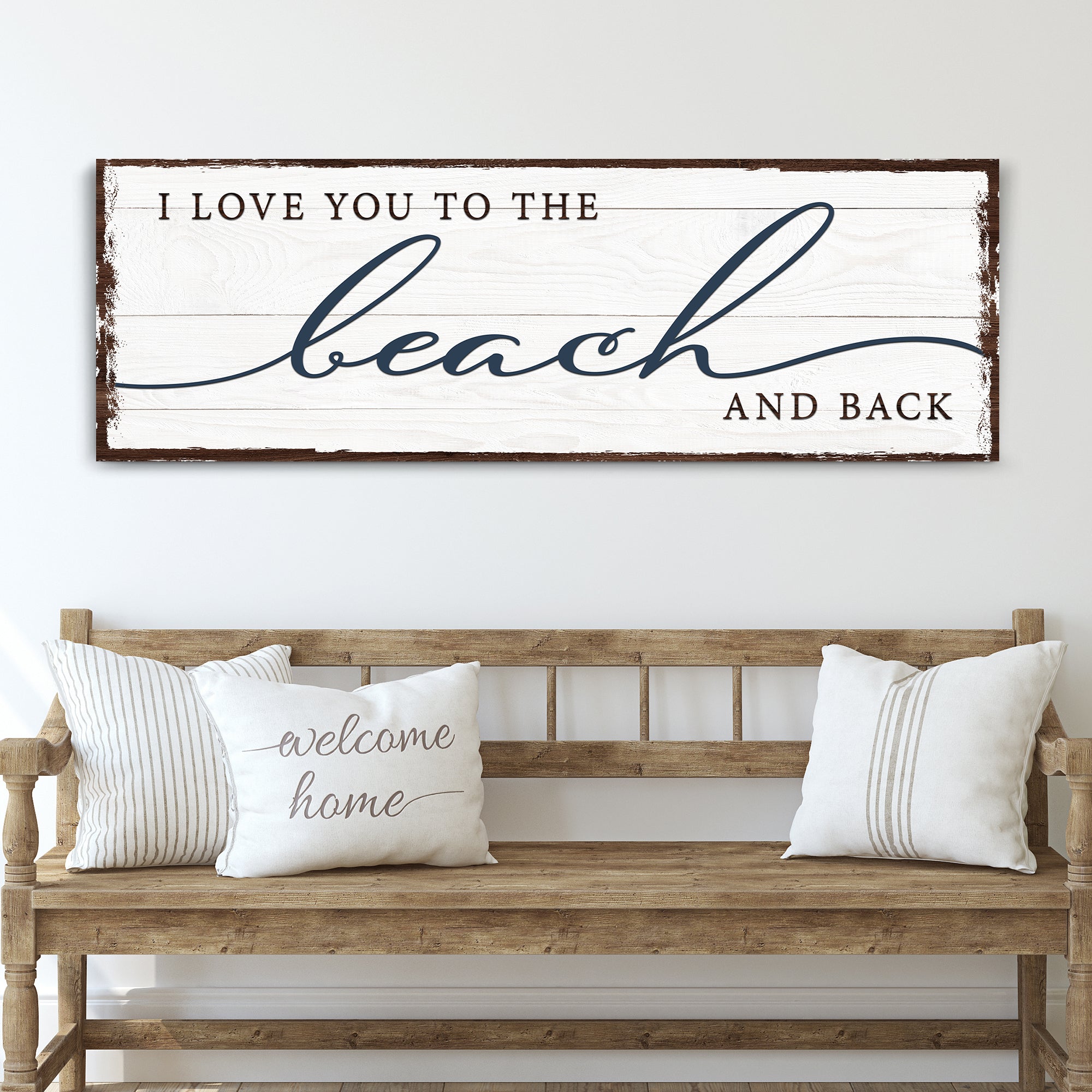 Love You To The Beach And Back Sign on sale at MyriadMart