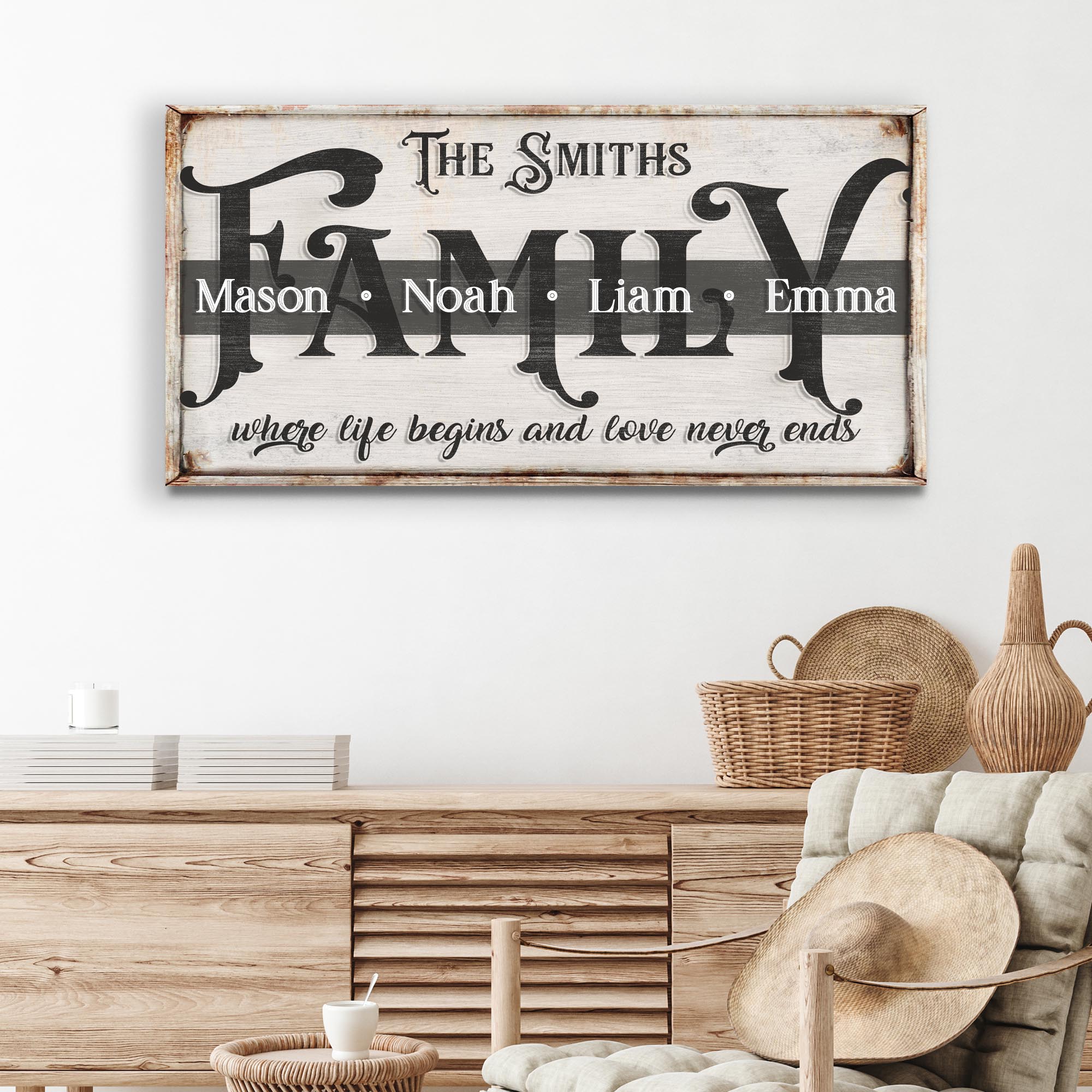 Family Sign XXIII on sale at MyriadMart