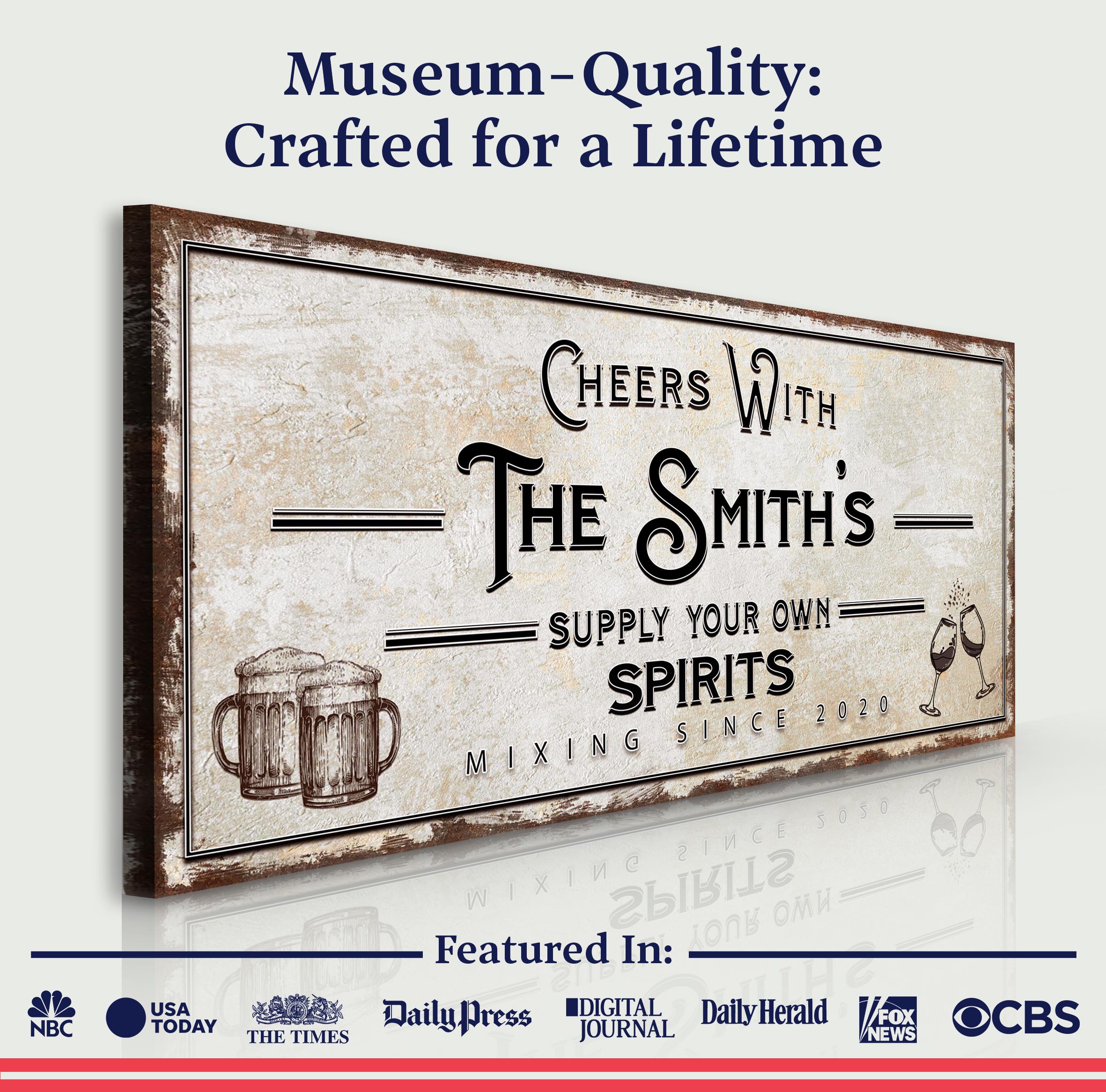 Supply Your Own Spirits Bar Sign on sale at MyriadMart