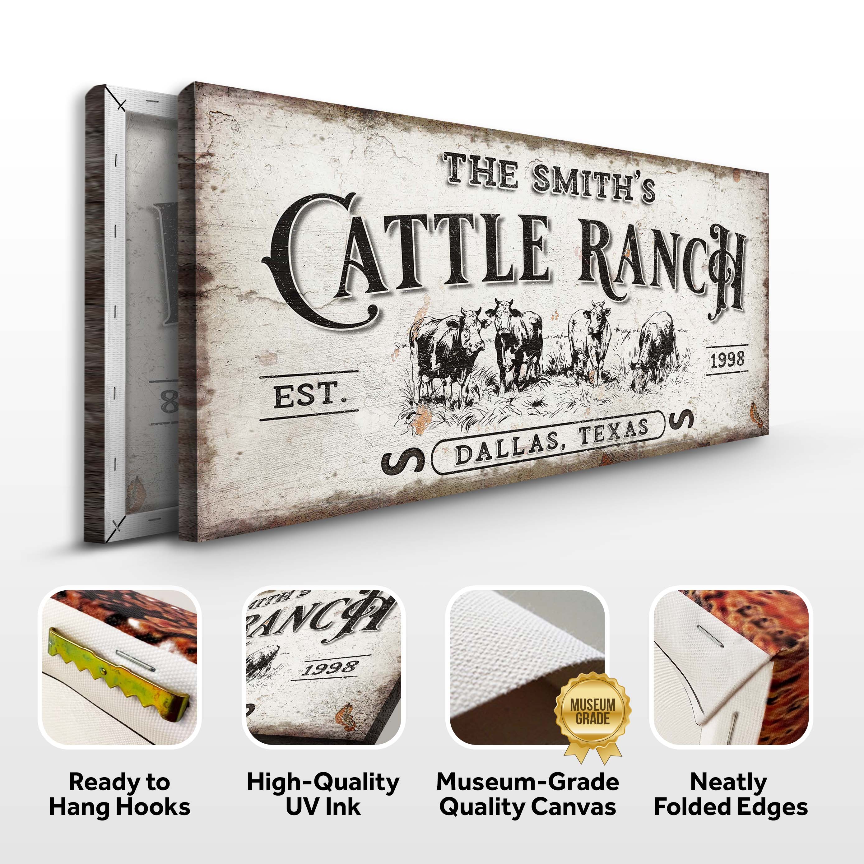 Branded Cattle Ranch Sign on sale at MyriadMart