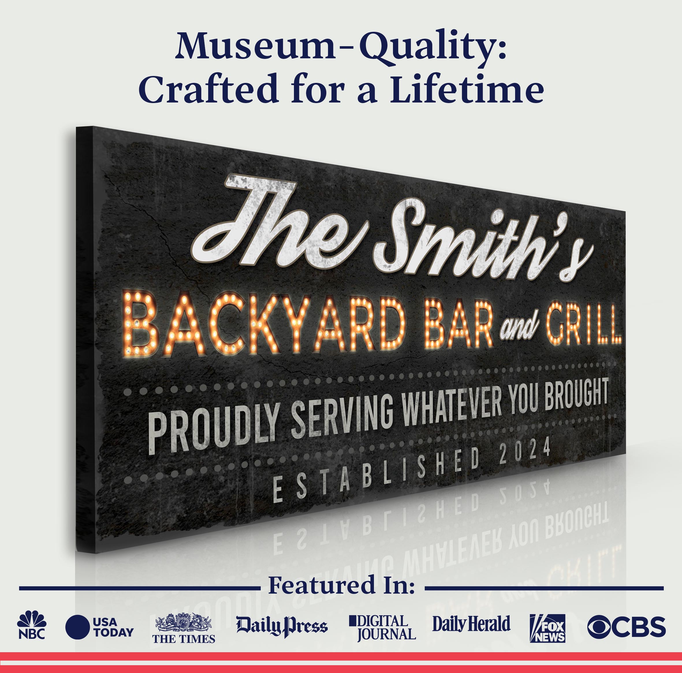 Backyard Bar & Grill Sign XVII on sale at MyriadMart