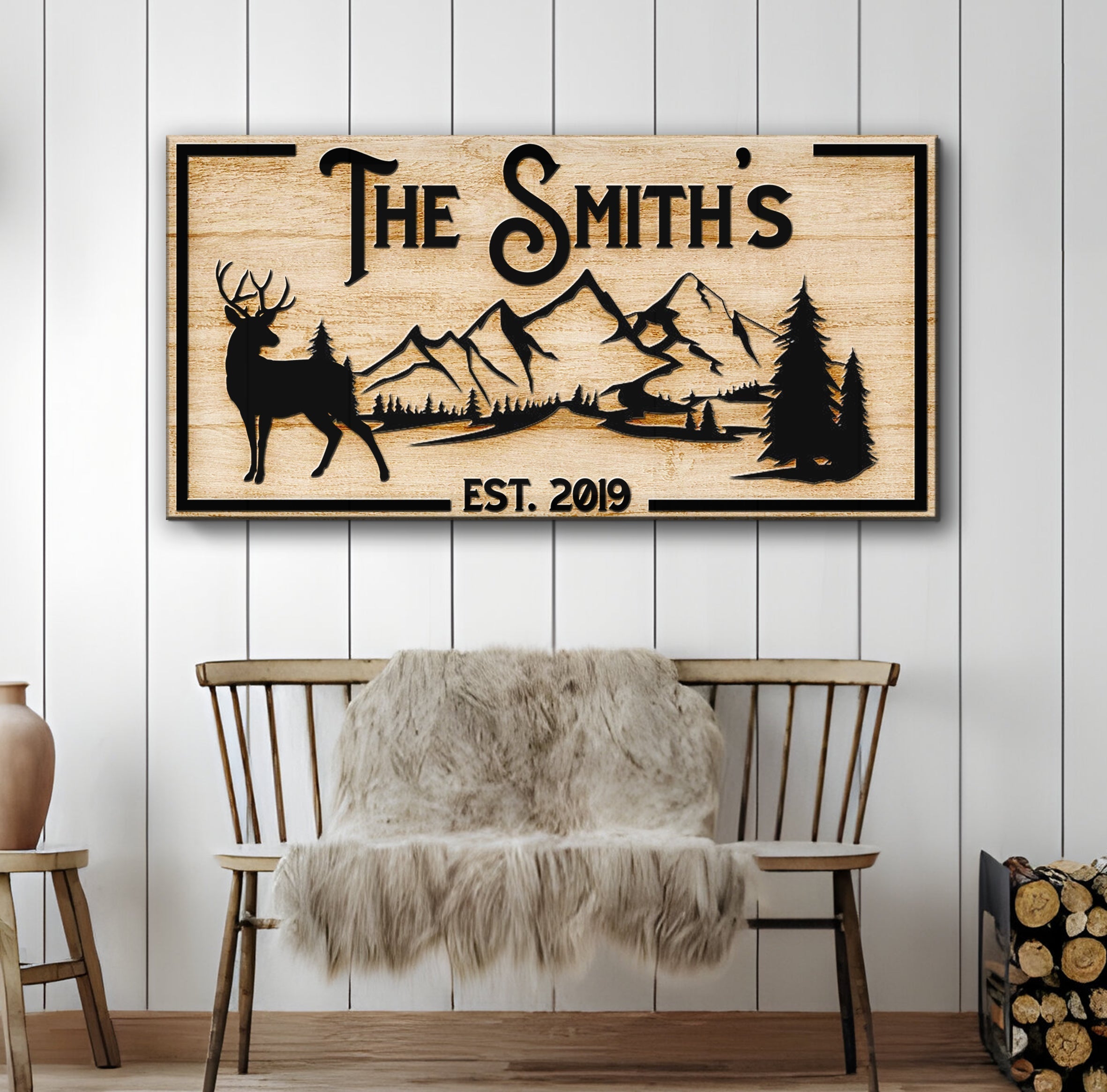 Family Mountain Sign on sale at MyriadMart