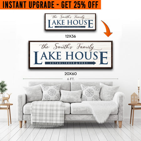 Upgrade Your 'Lake House' Style 3 Canvas To 20x60 Inches on sale at MyriadMart