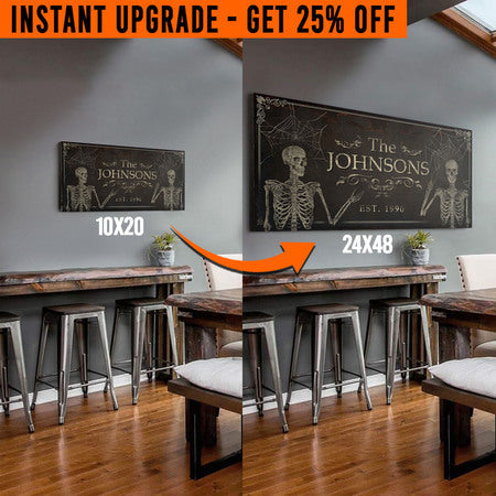 Upgrade Your 'Gothic Family' Style 1 Canvas To 24x48 Inches on sale at MyriadMart