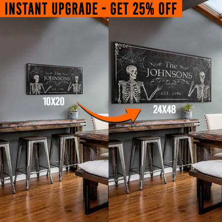 Upgrade Your 'Family Gothic' Style 2 Canvas To 24x48 Inches on sale at MyriadMart