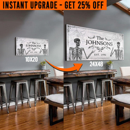 Upgrade Your 'Family Gothic' Style 3 Canvas To 24x48 Inches on sale at MyriadMart