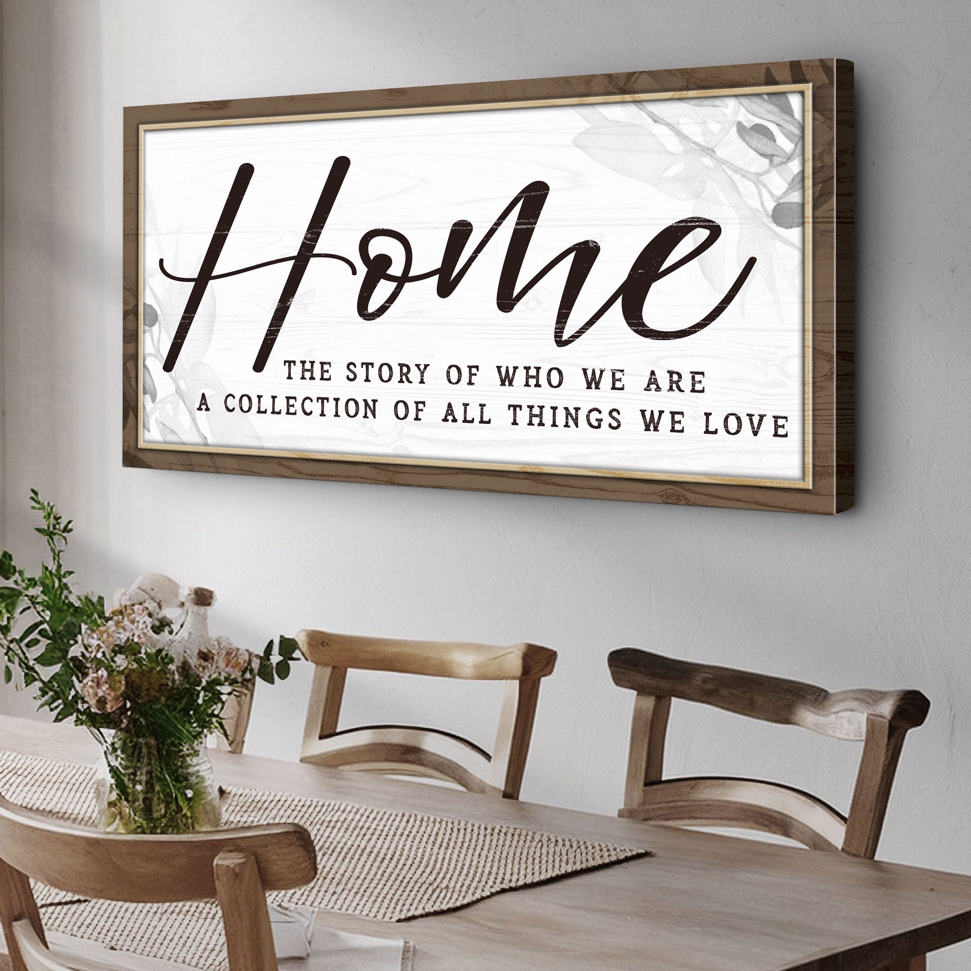 Home The Story of Who We Are Family Sign on sale at MyriadMart