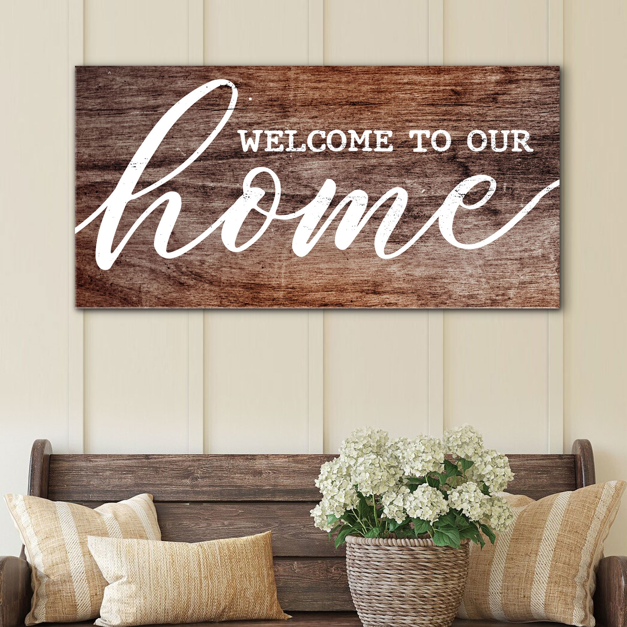 Welcome To Our Home Sign V on sale at MyriadMart
