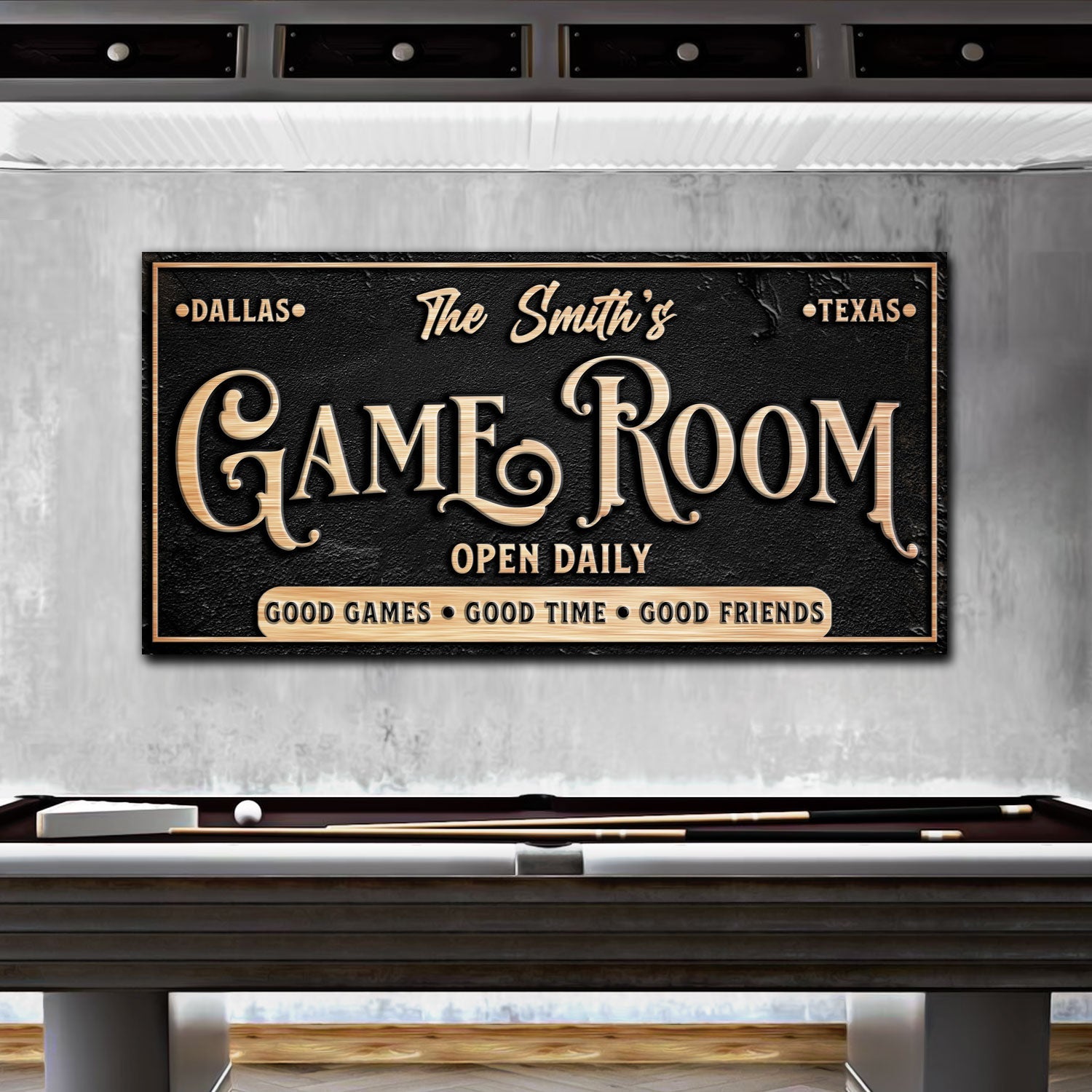 Personalized Game Room Sign on sale at MyriadMart