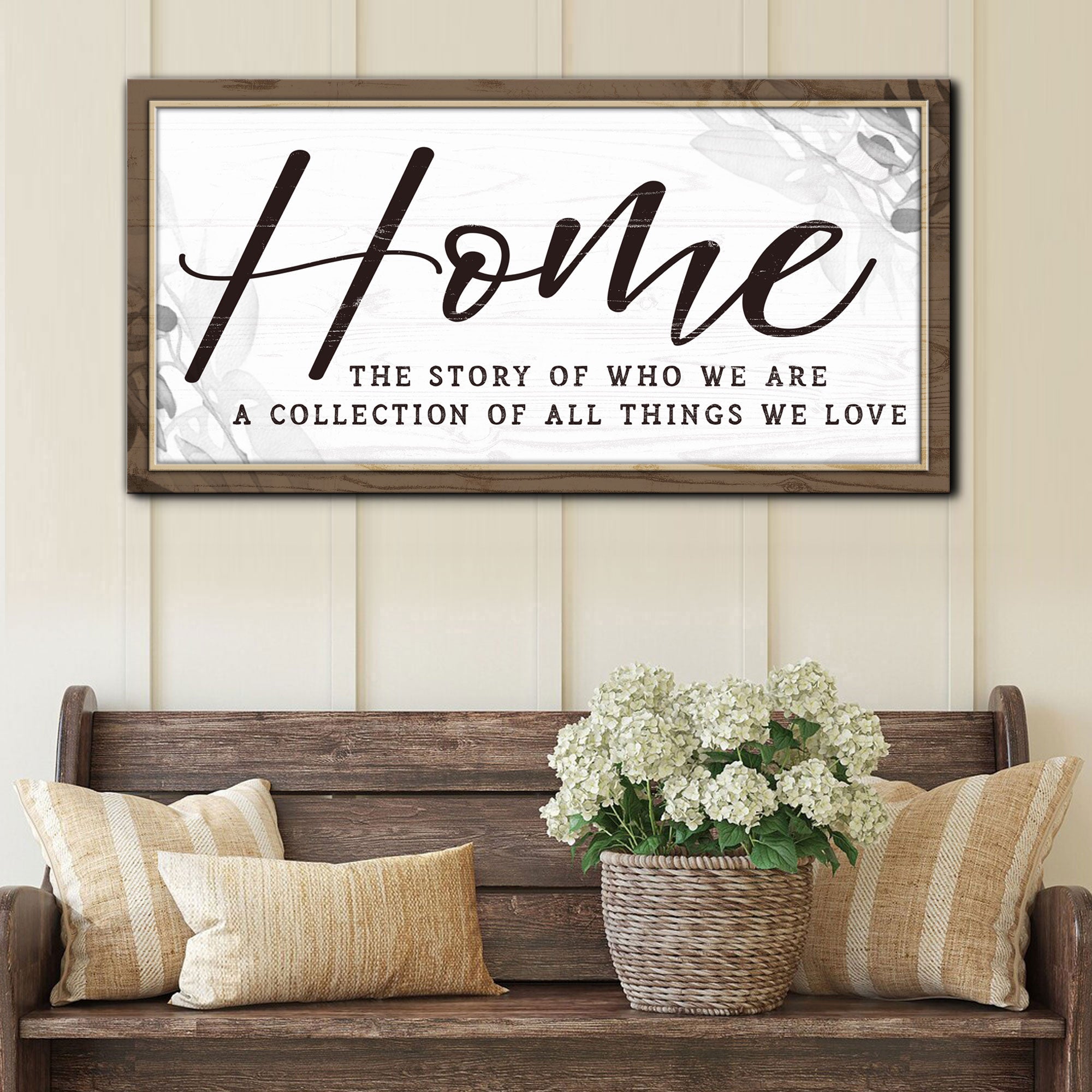 Home The Story of Who We Are Family Sign on sale at MyriadMart