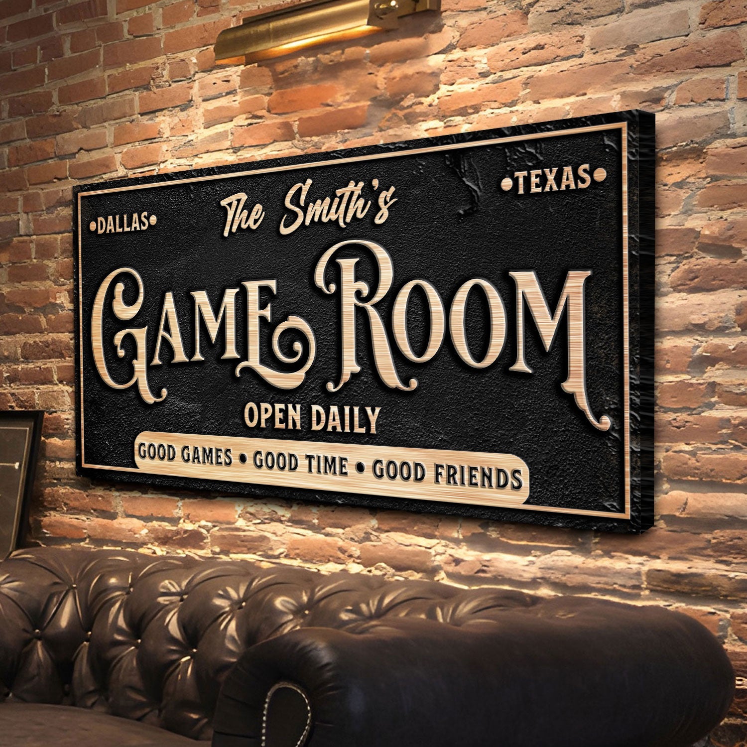 Personalized Game Room Sign on sale at MyriadMart