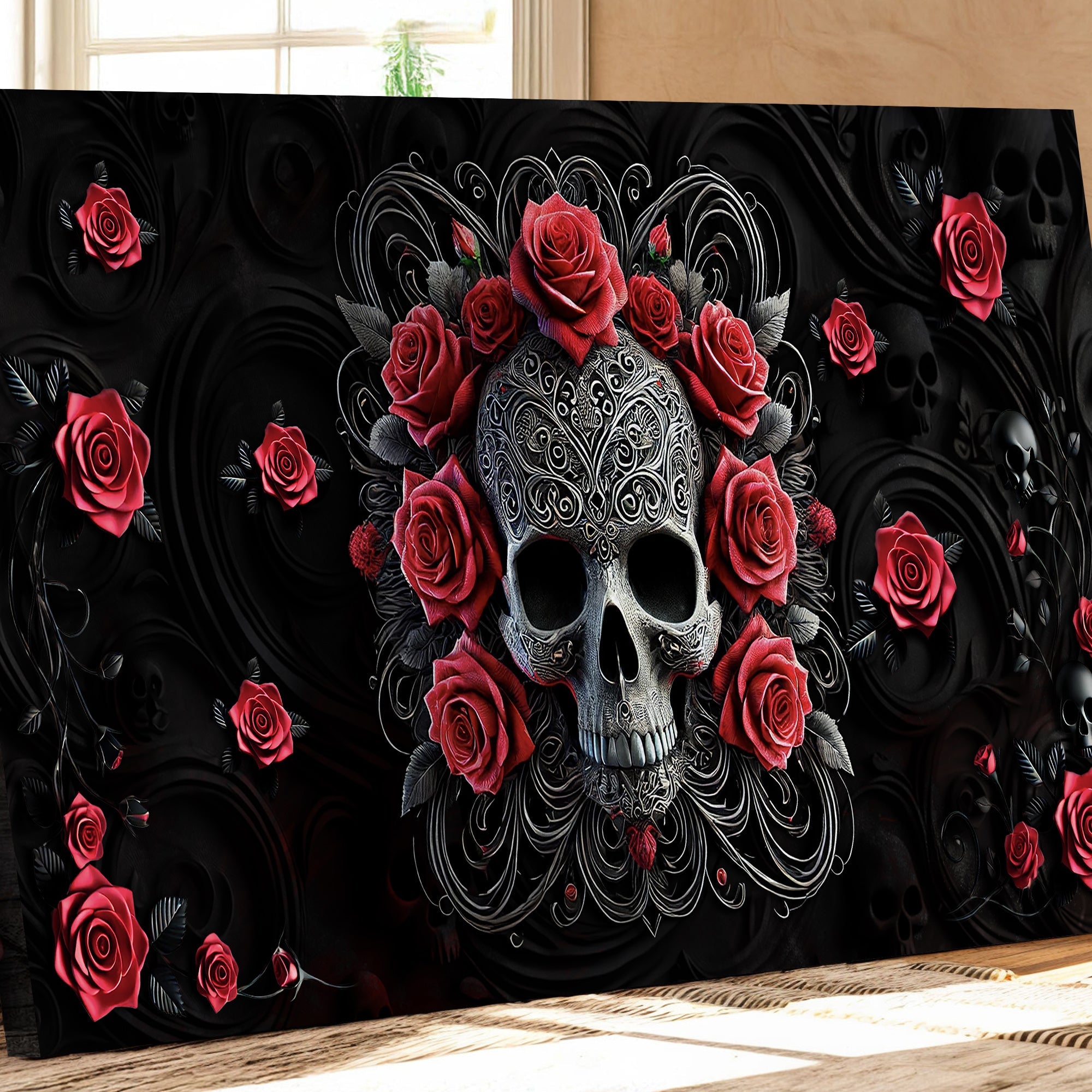 3D Vintage Skull Wall Art II on sale at MyriadMart