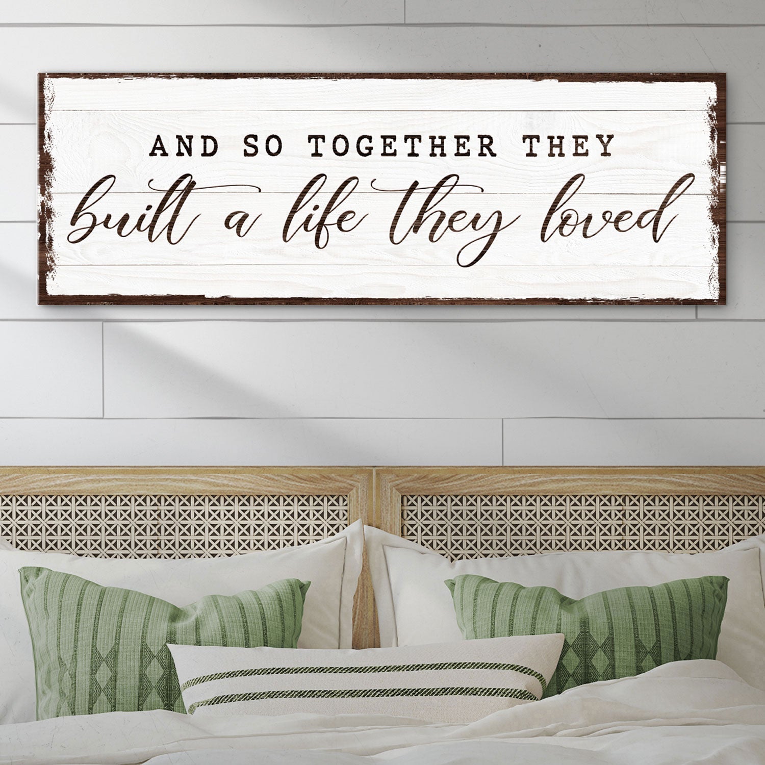 And So Together They Built A Life They Loved Sign VI on sale at MyriadMart