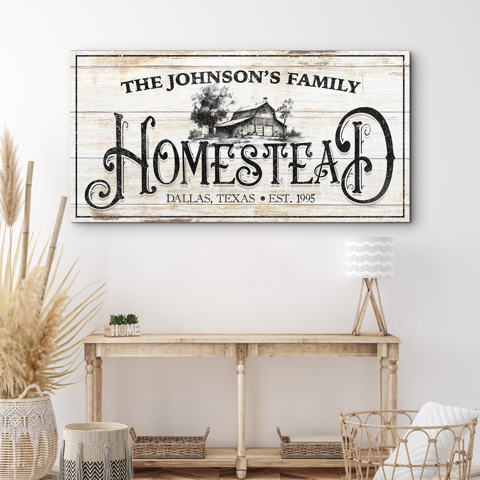 Vintage Farmhouse Homestead Sign on sale at MyriadMart