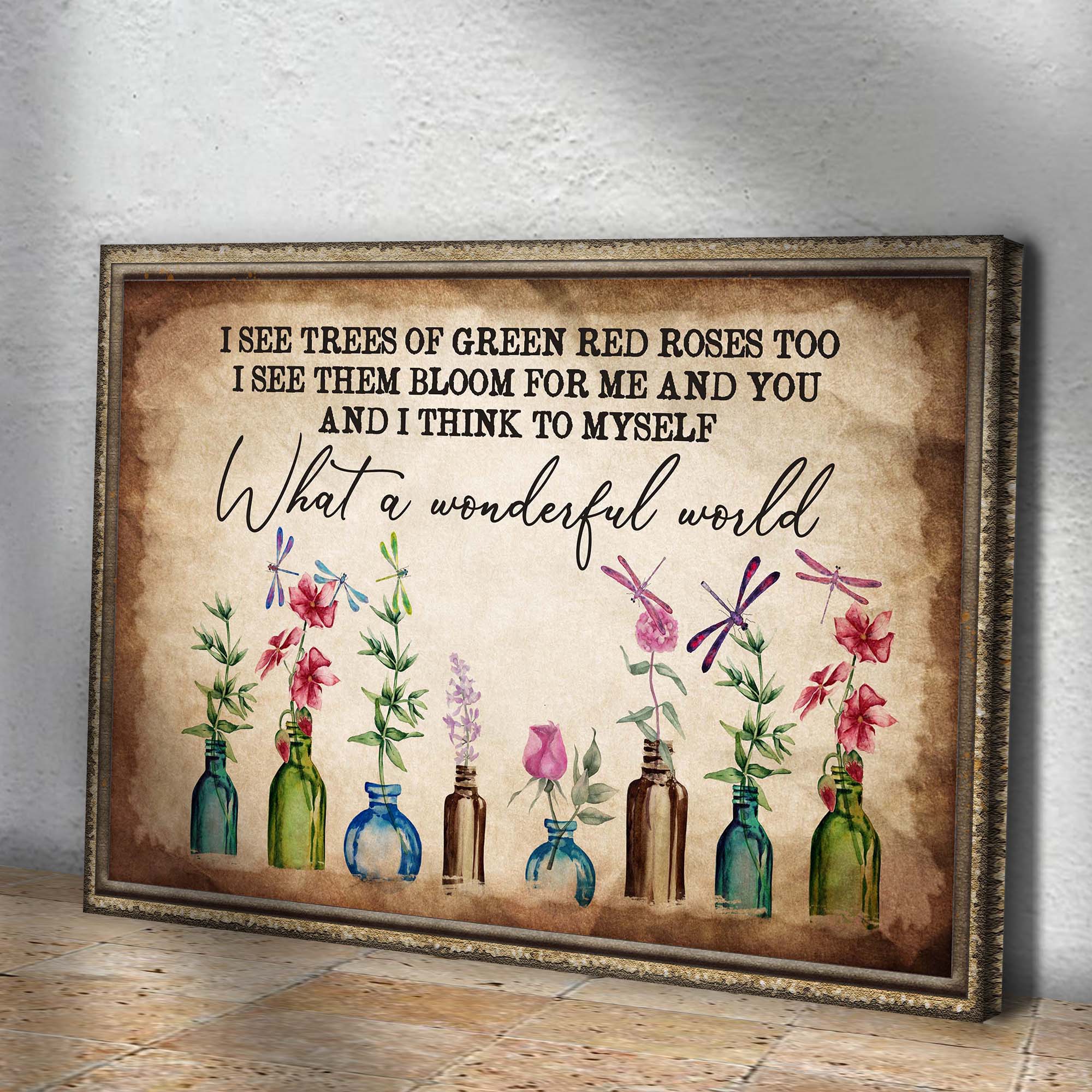 What A Wonderful World Sign X on sale at MyriadMart