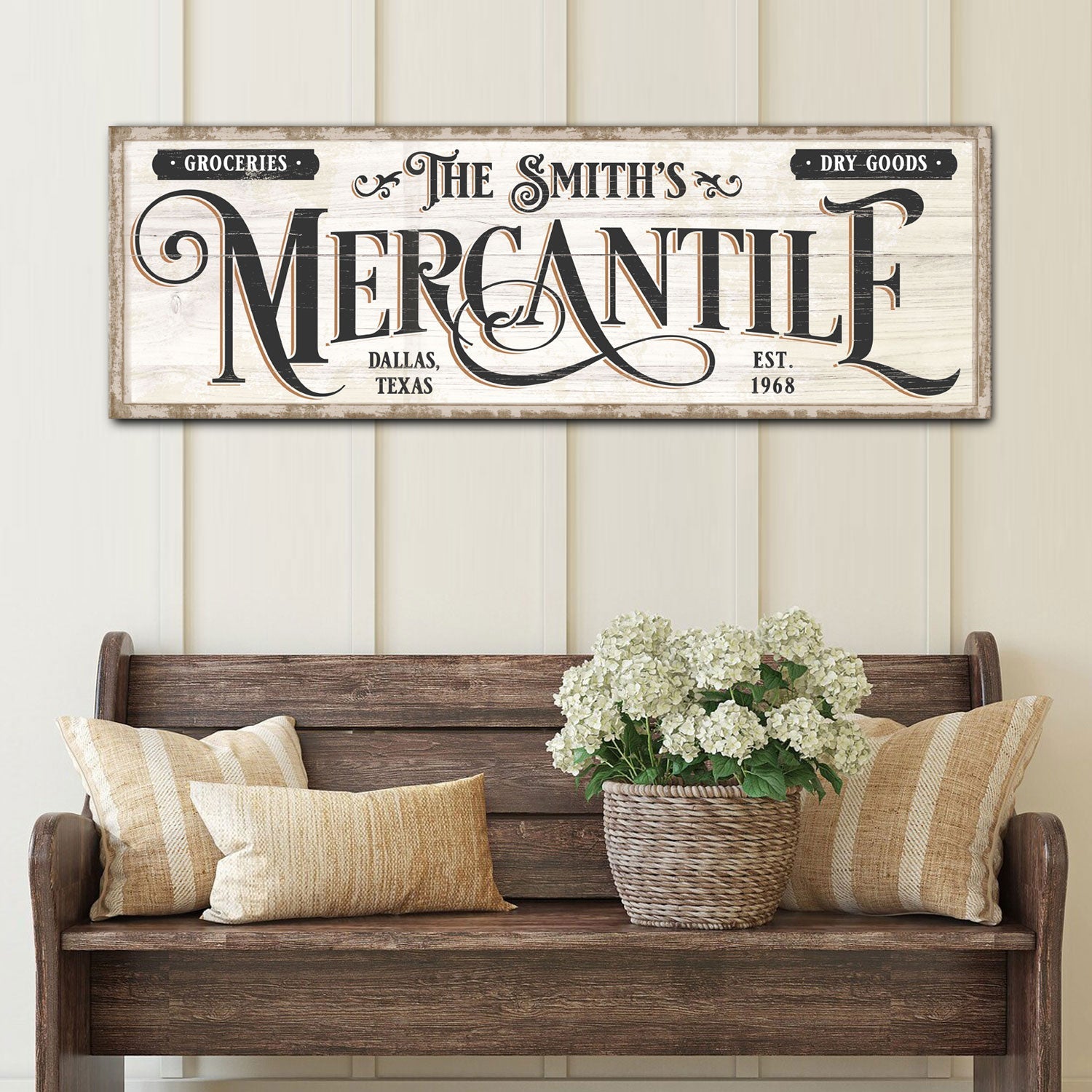 Family Mercantile Sign on sale at MyriadMart