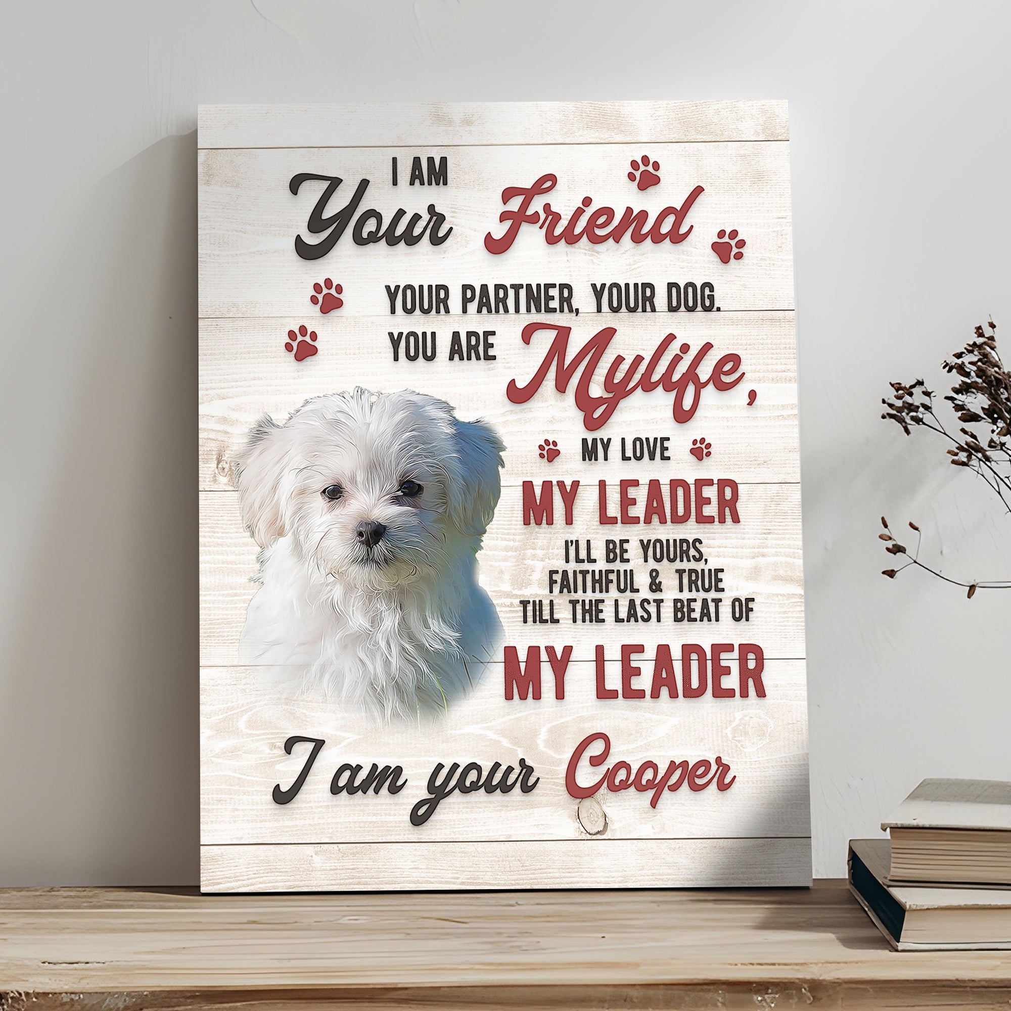 Pet Memorial Sign I Am Your Friend on sale at MyriadMart