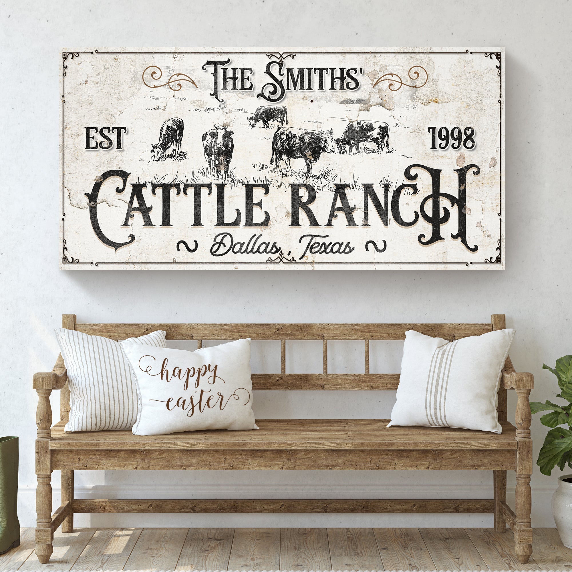 Branded Cattle Ranch Sign III on sale at MyriadMart