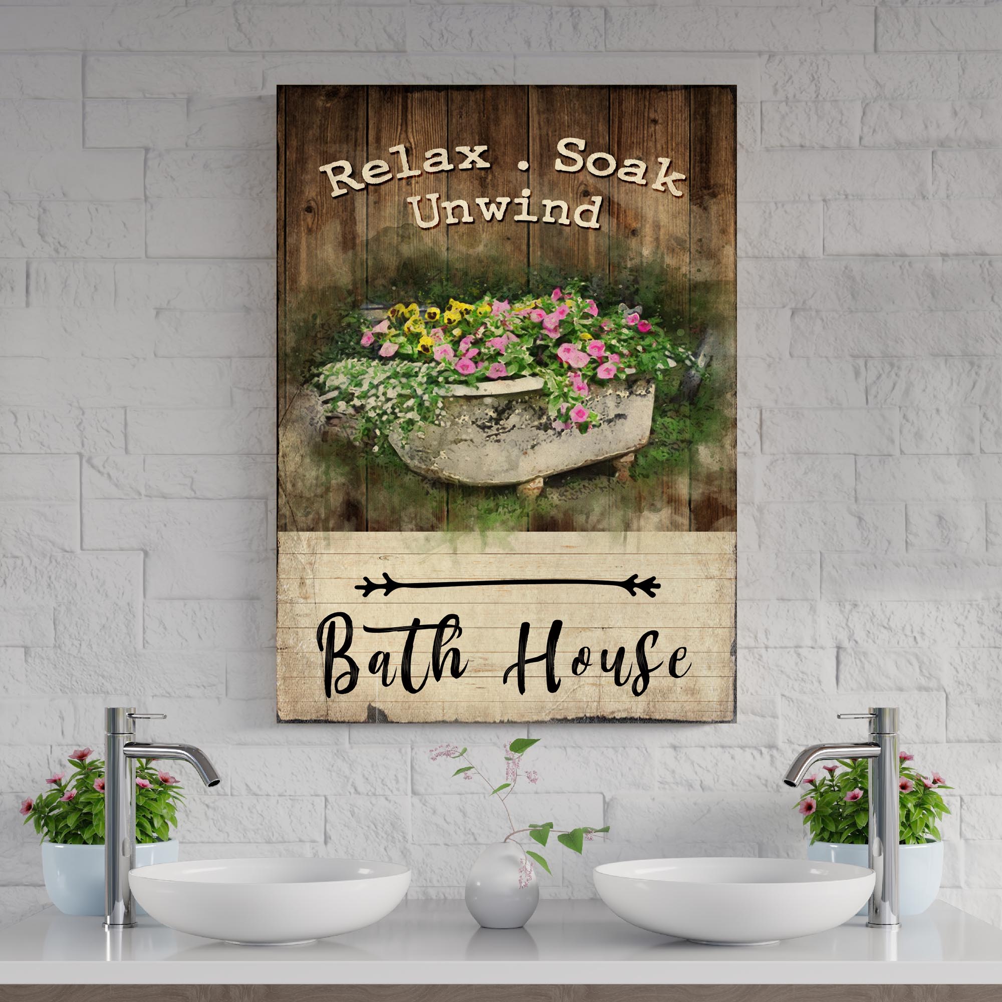 Relax Soak Unwind Sign VII on sale at MyriadMart