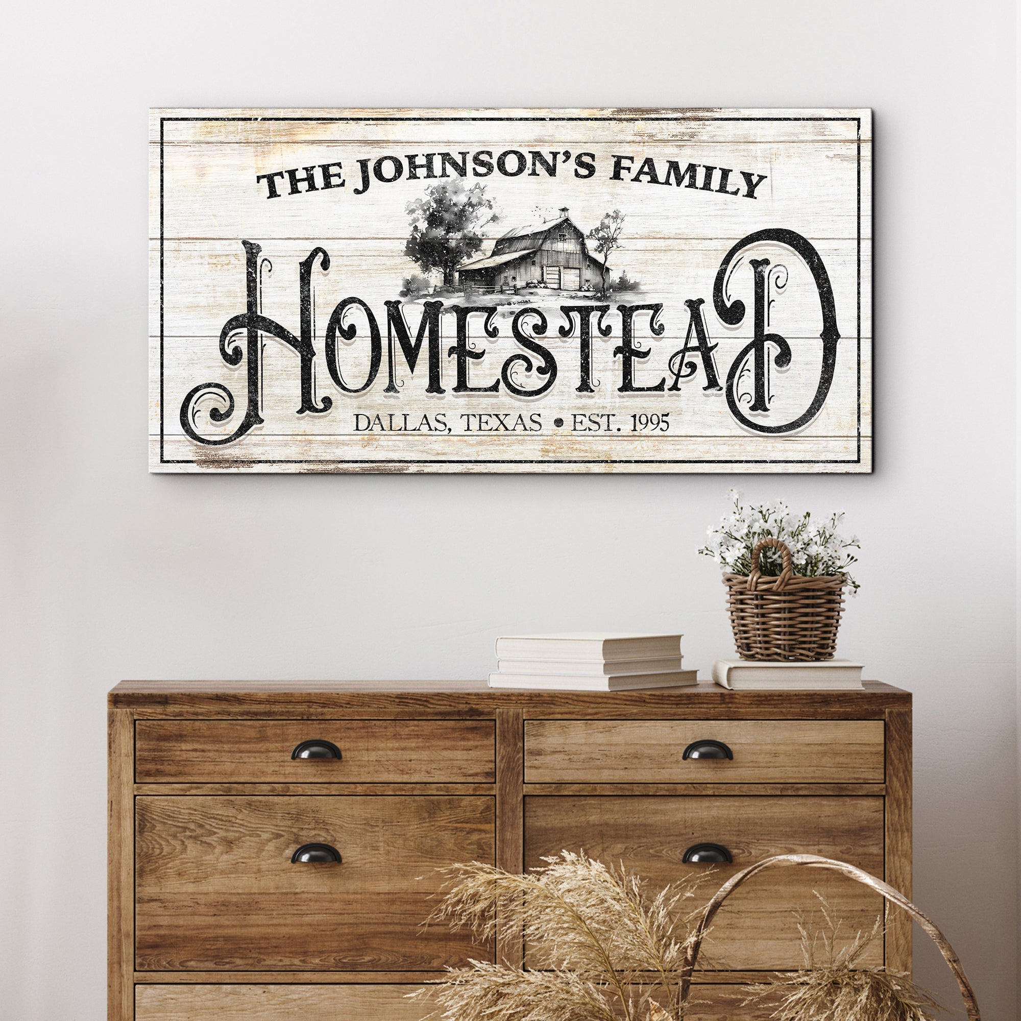 Vintage Farmhouse Homestead Sign on sale at MyriadMart