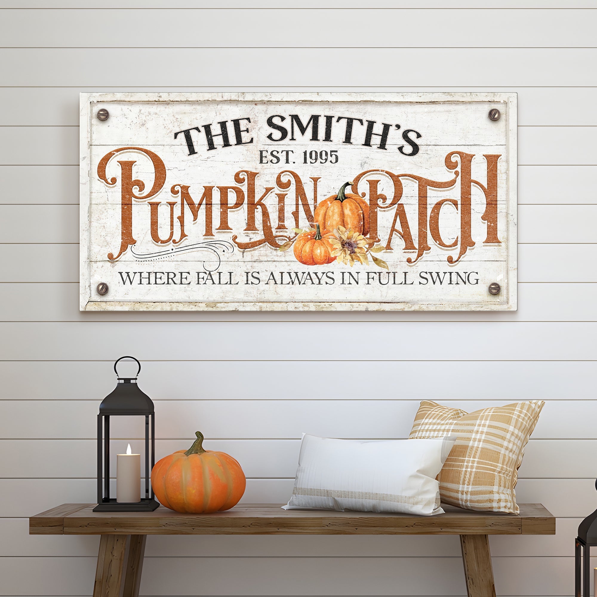 Where Fall Is Always In Full Swing Pumpkin Patch Sign on sale at MyriadMart