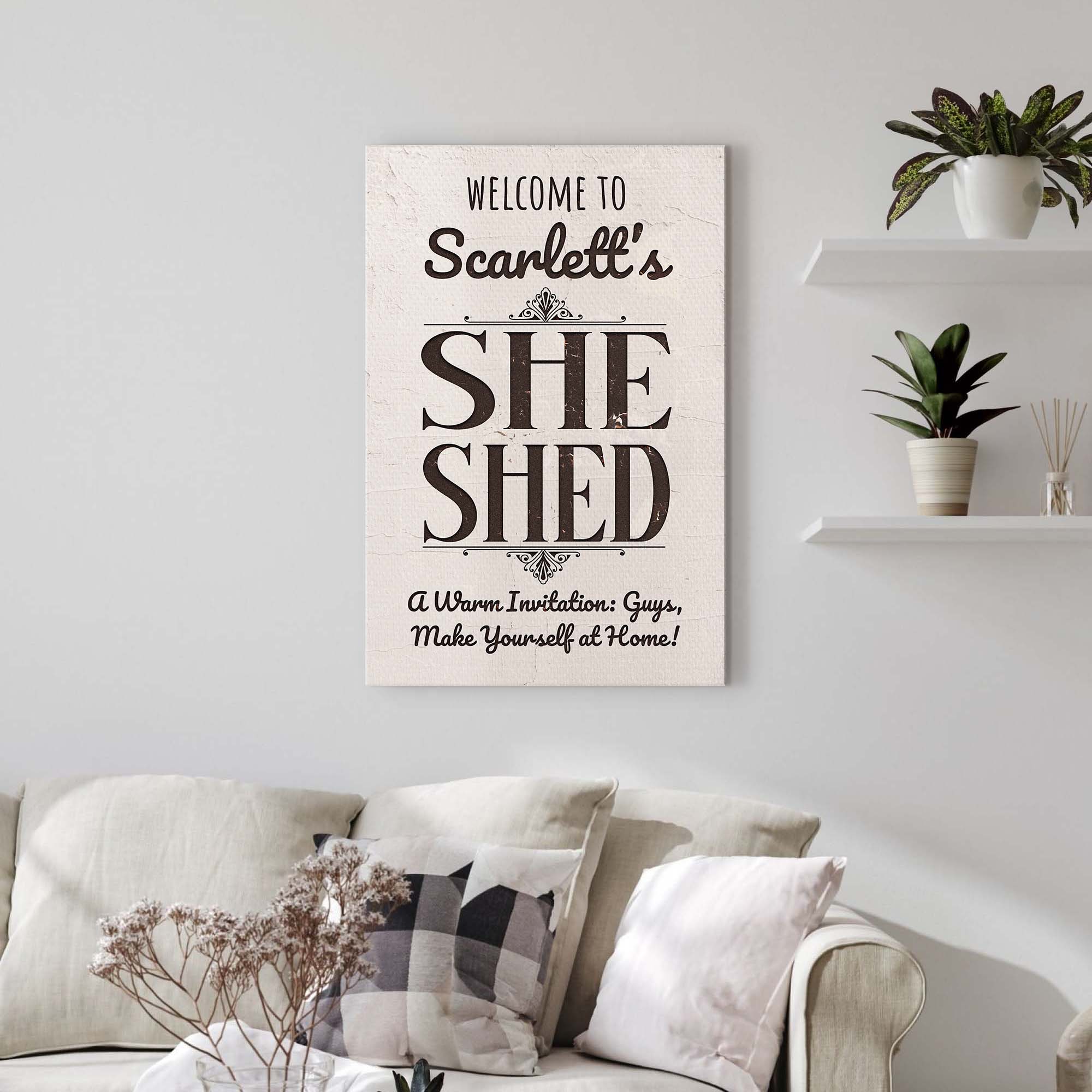 She Shed Sign on sale at MyriadMart