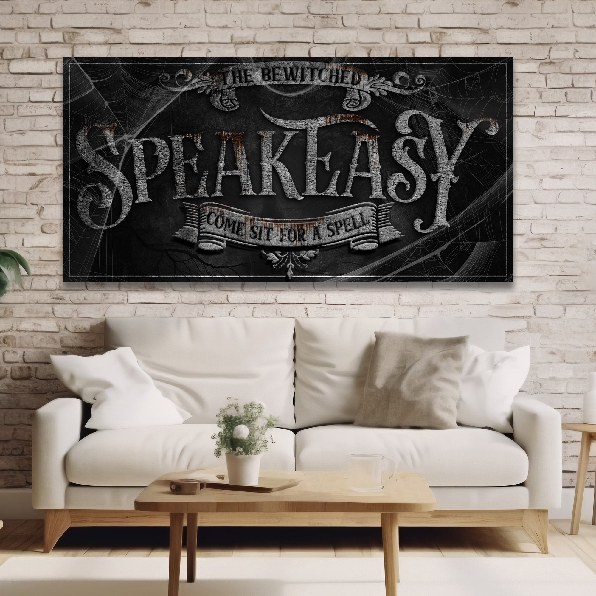 Wicked Witches' Graveyard Bar Halloween Sign III on sale at MyriadMart