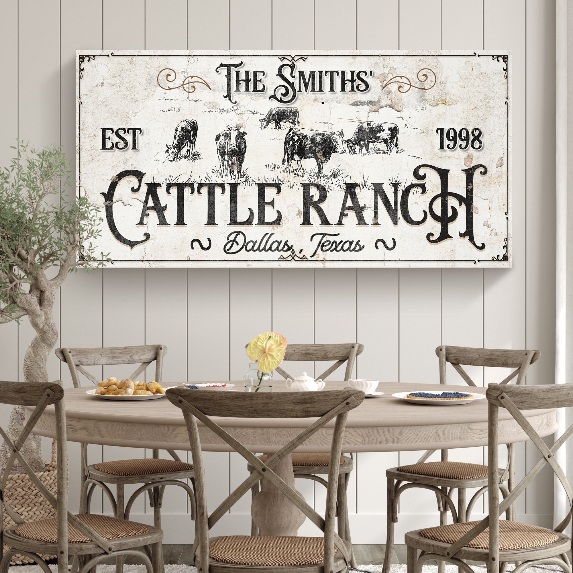 Branded Cattle Ranch Sign III on sale at MyriadMart
