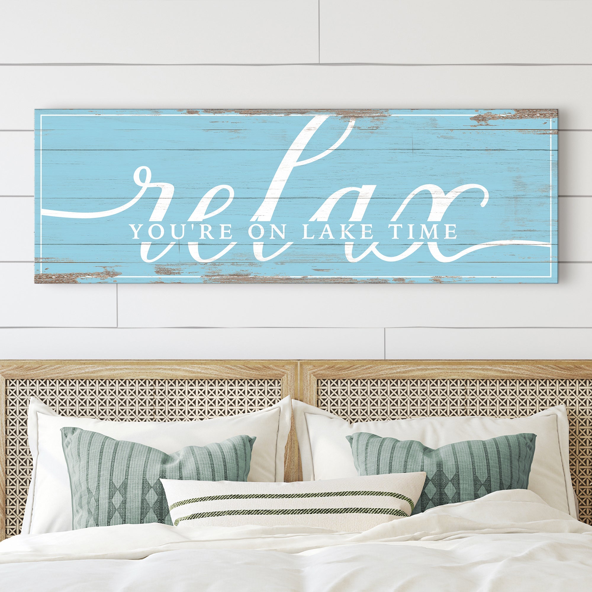Relax You're on Lake Time Sign III on sale at MyriadMart