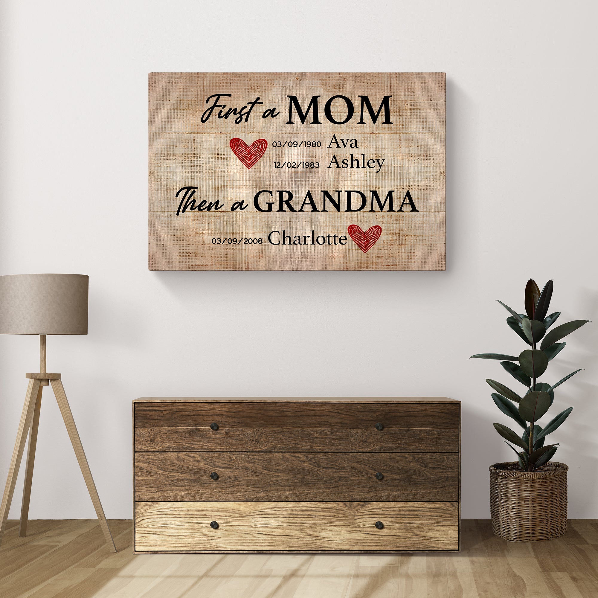 Mother's Day Sign First A Mom on sale at MyriadMart