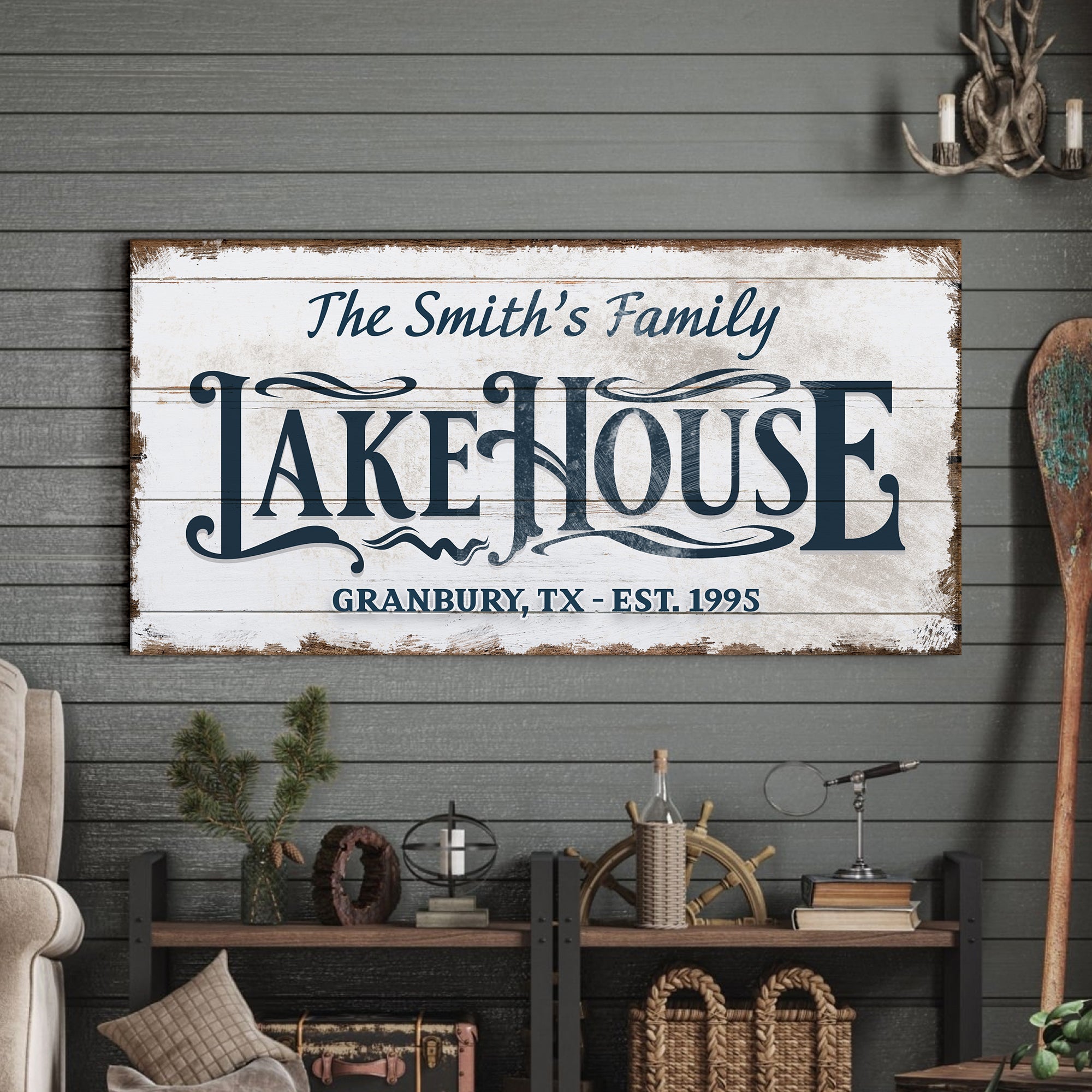 Lake House Sign VII on sale at MyriadMart