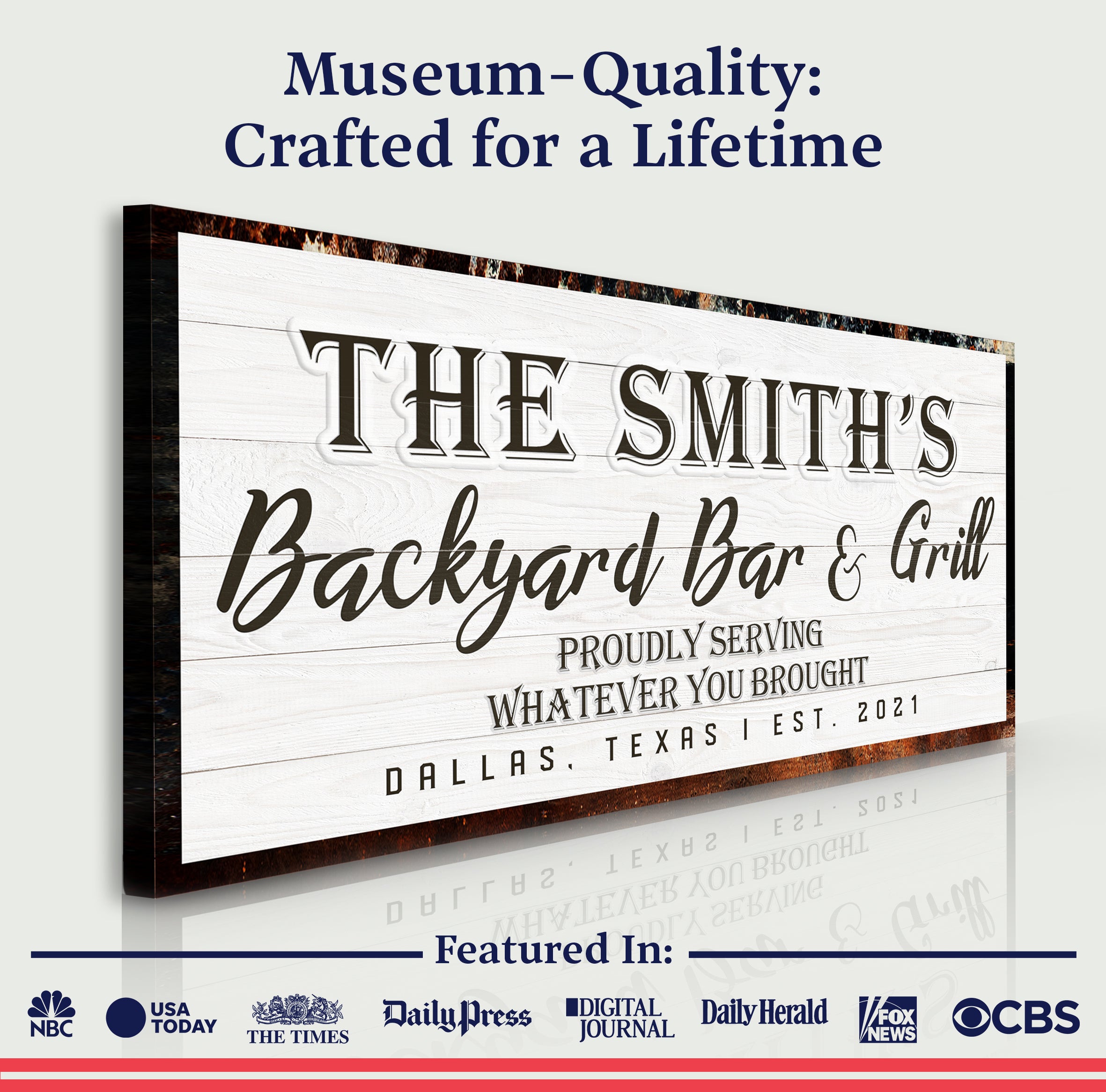 Backyard Bar & Grill Sign XIX on sale at MyriadMart