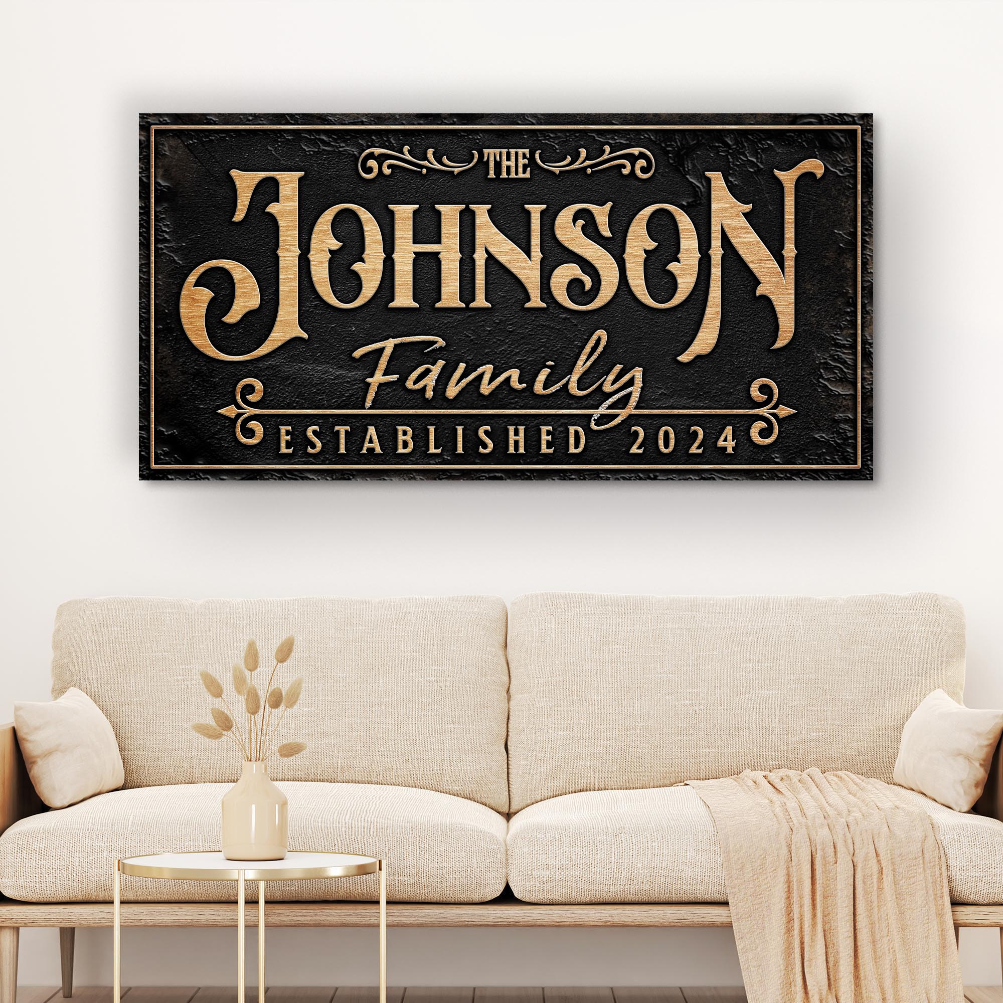Personalized Family Sign X on sale at MyriadMart