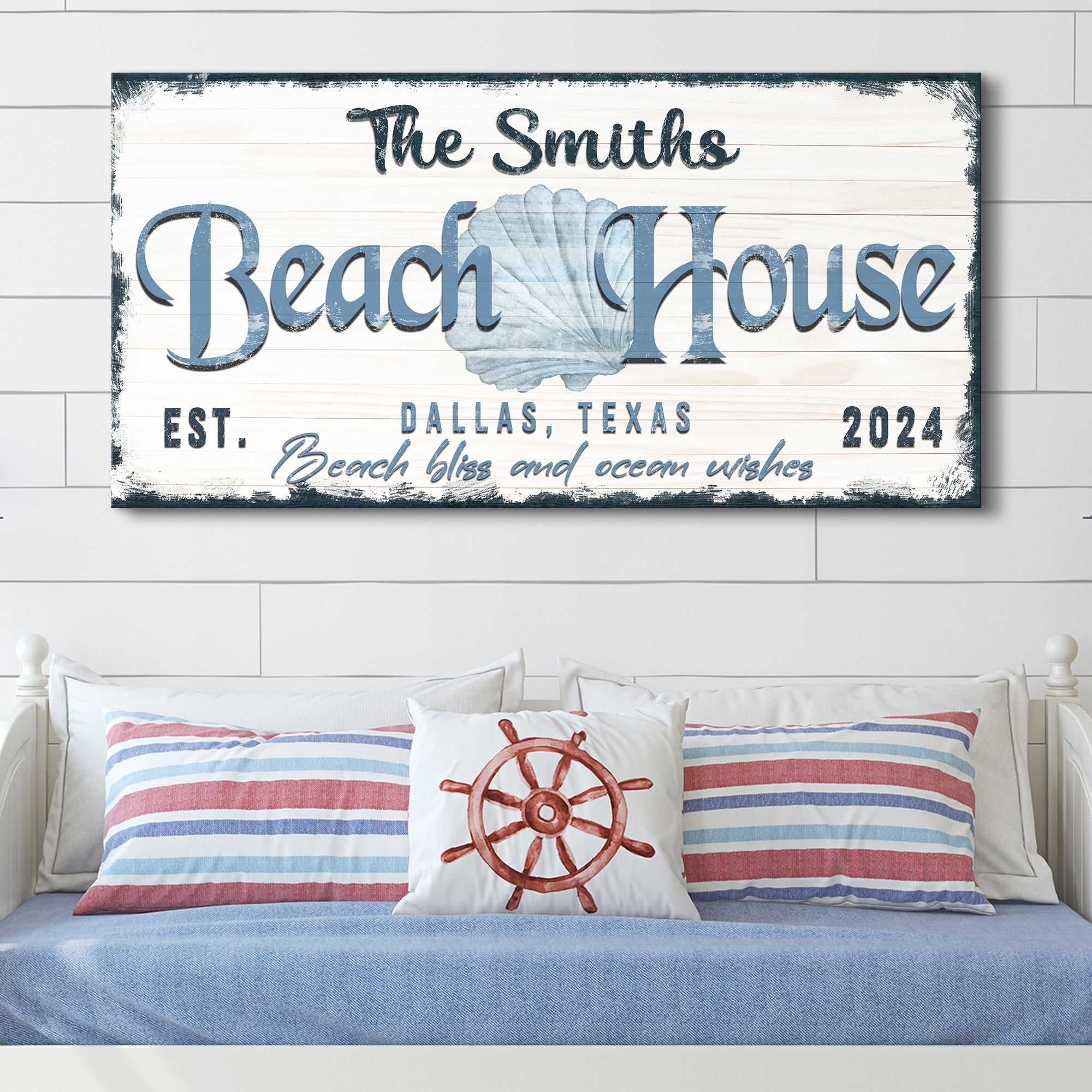 Personalized Beach House Sign IV on sale at MyriadMart