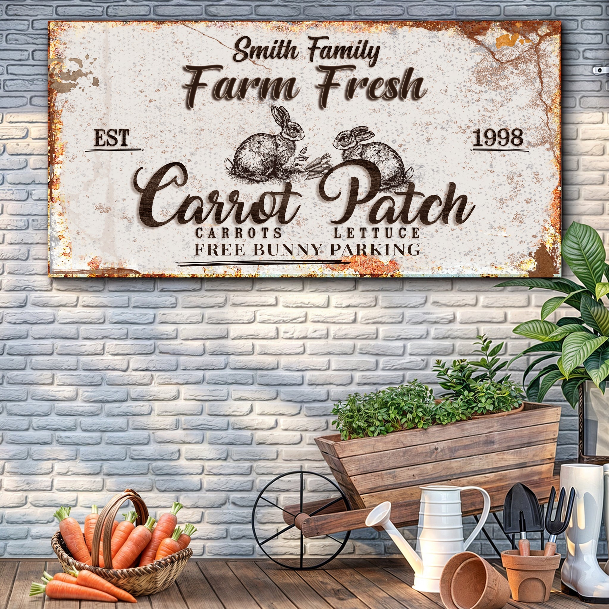 Carrot Patch Easter Sign IV on sale at MyriadMart