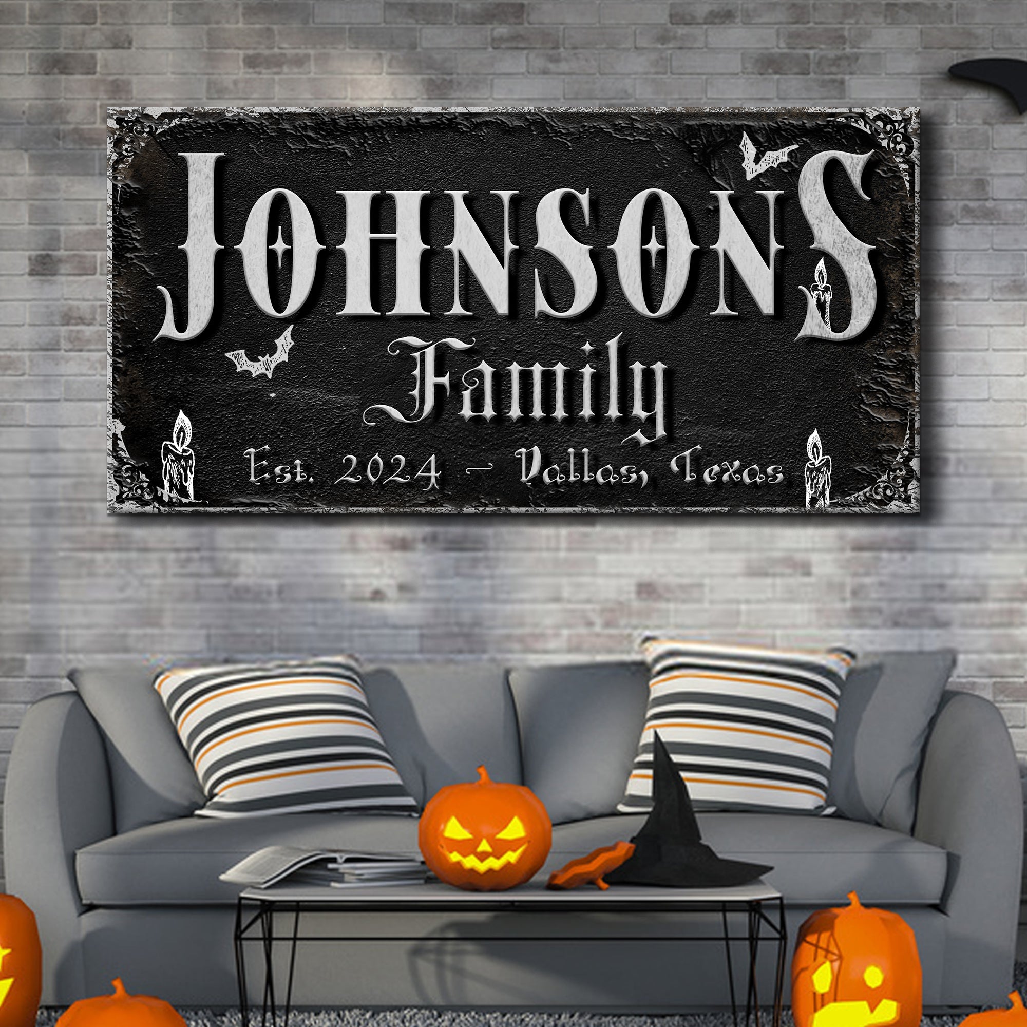 Personalized Gothic Sign V on sale at MyriadMart