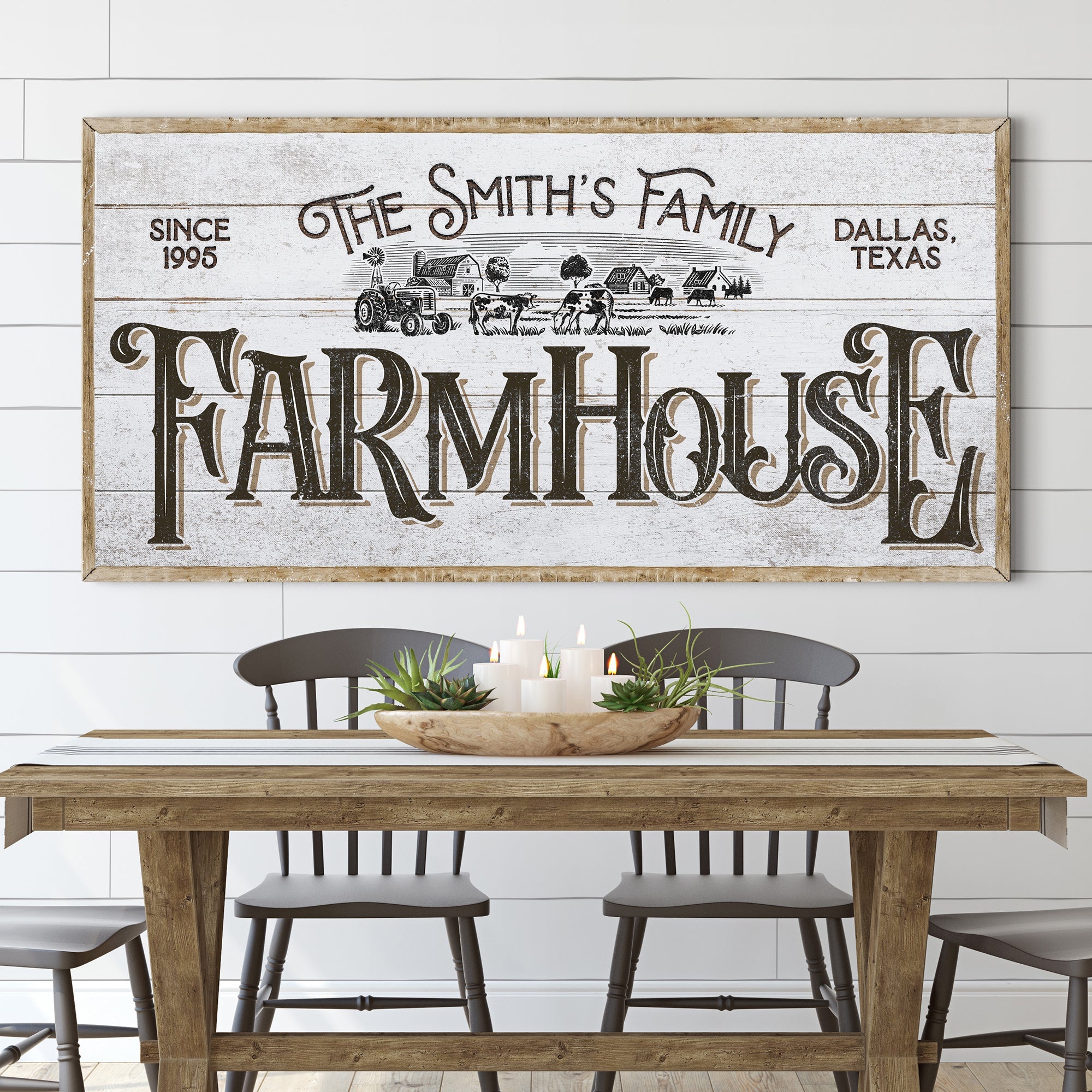Personalized Farmhouse Sign V on sale at MyriadMart