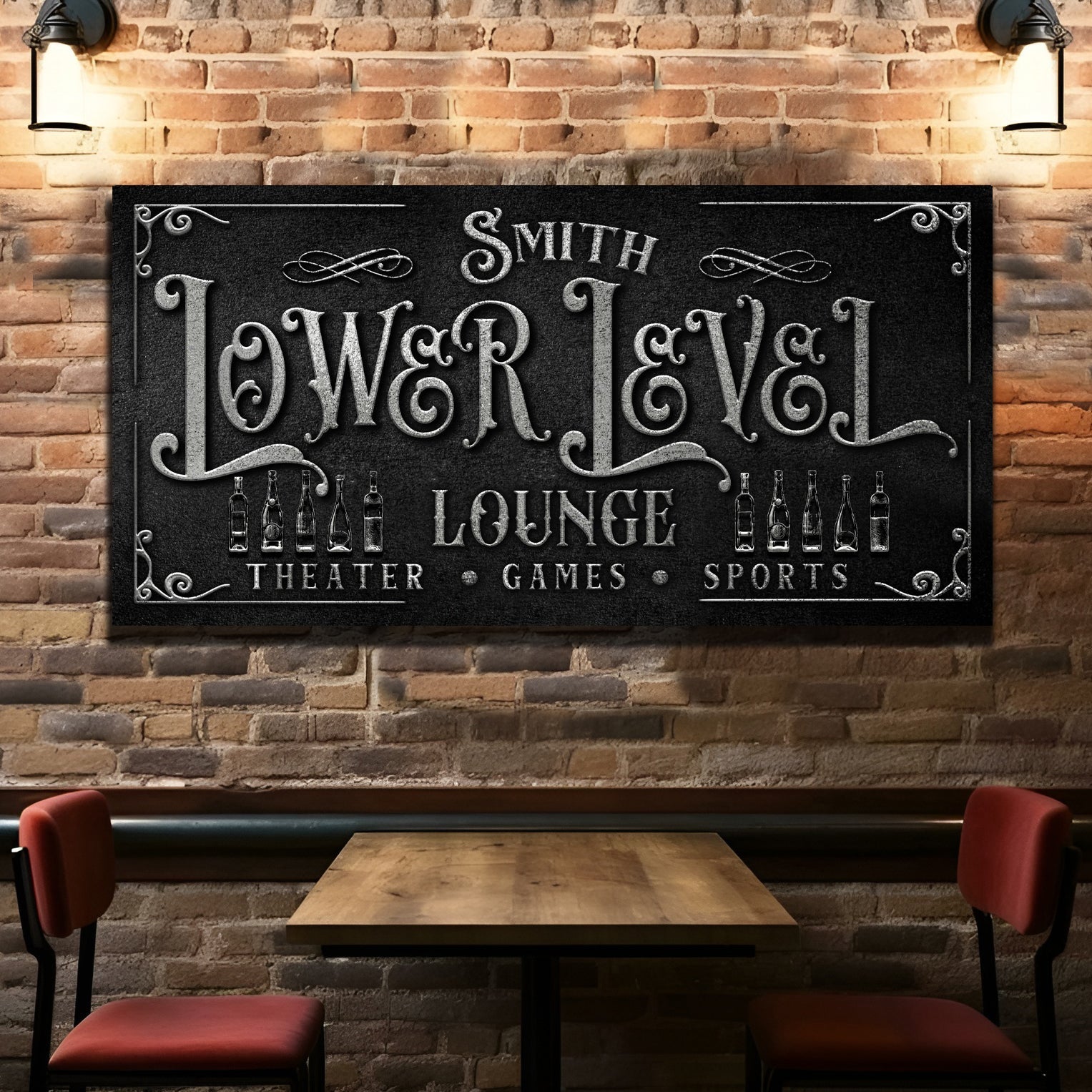 Personalized Lower Level Sign on sale at MyriadMart